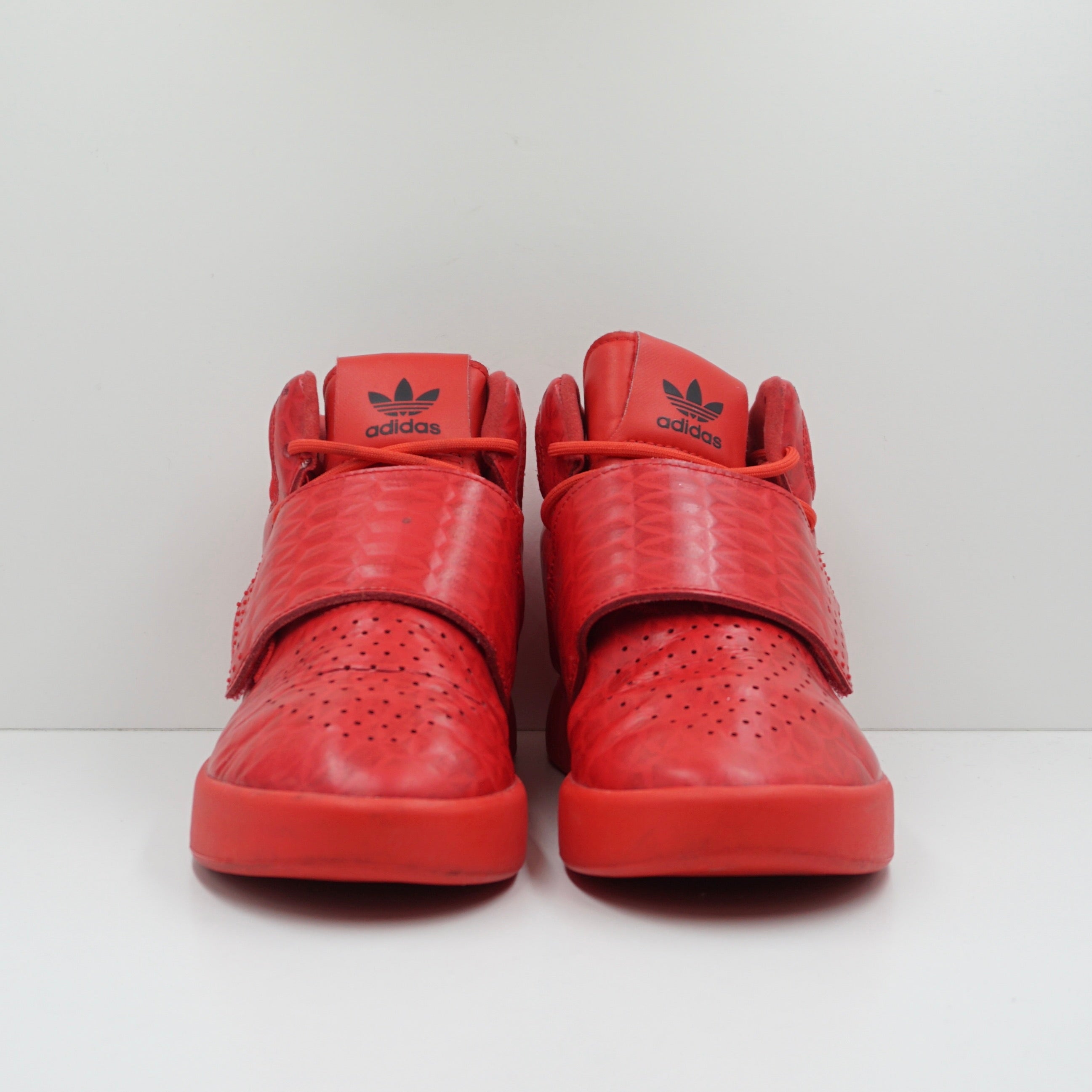 Adidas Tubular Invader J Triple Red Sample