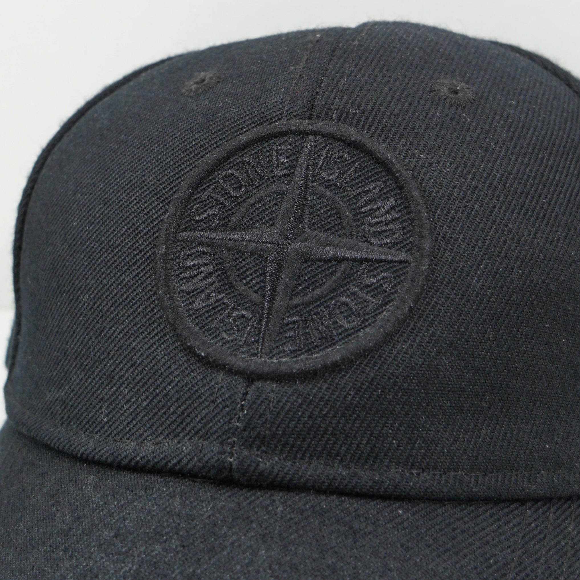 Stone Island AW19 Mix Wool Black Dad Cap