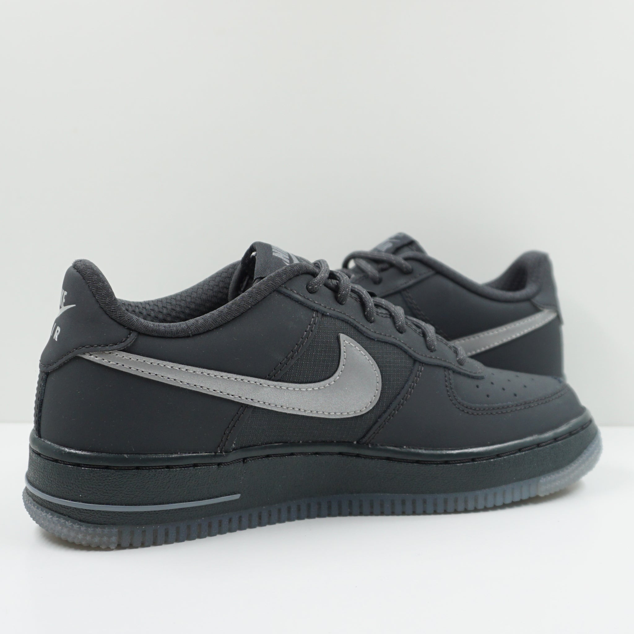 Nike Air Force 1 Low Anthracite Reflective Silver (GS)