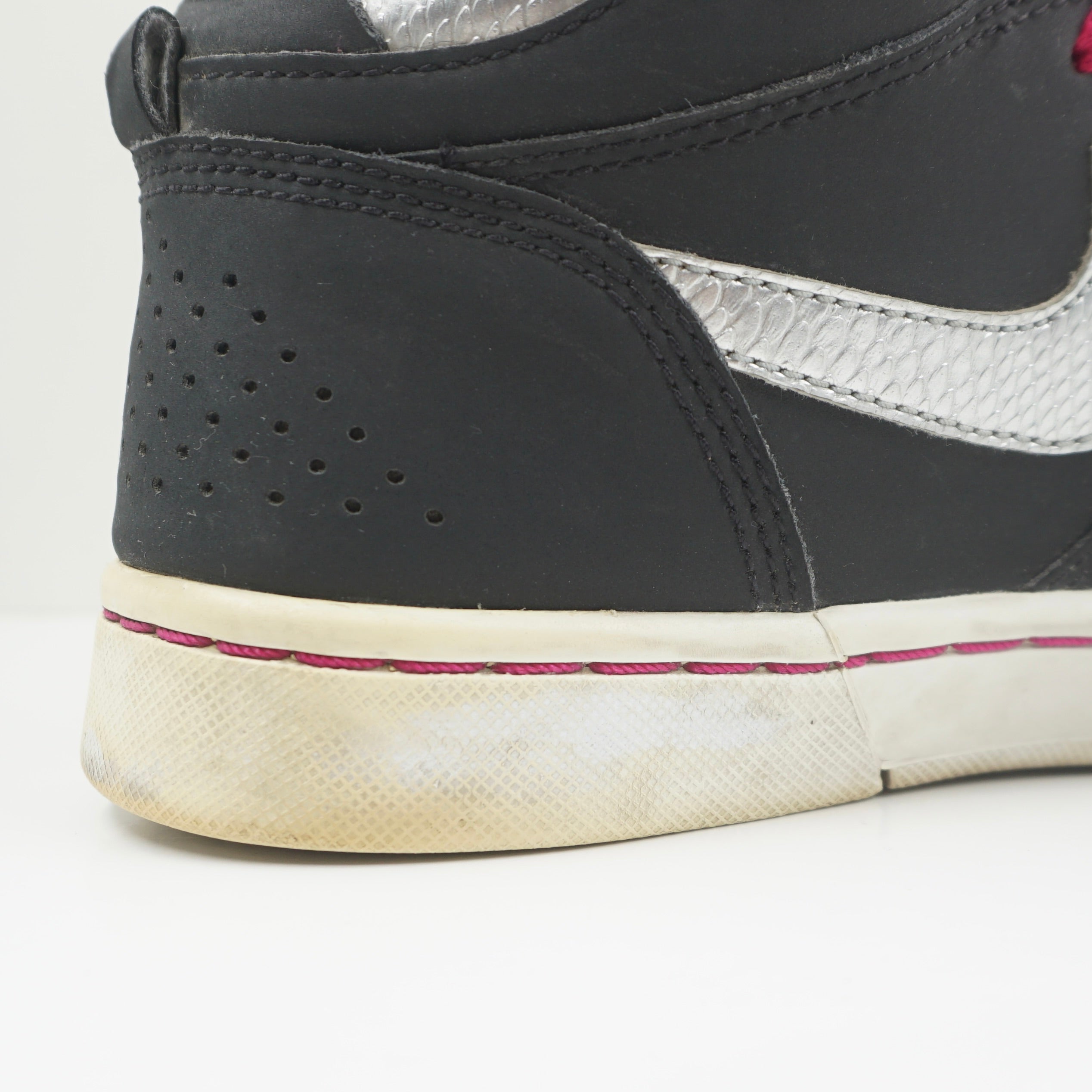 Nike Court Tranxition Hi-Top Black Pink Silver