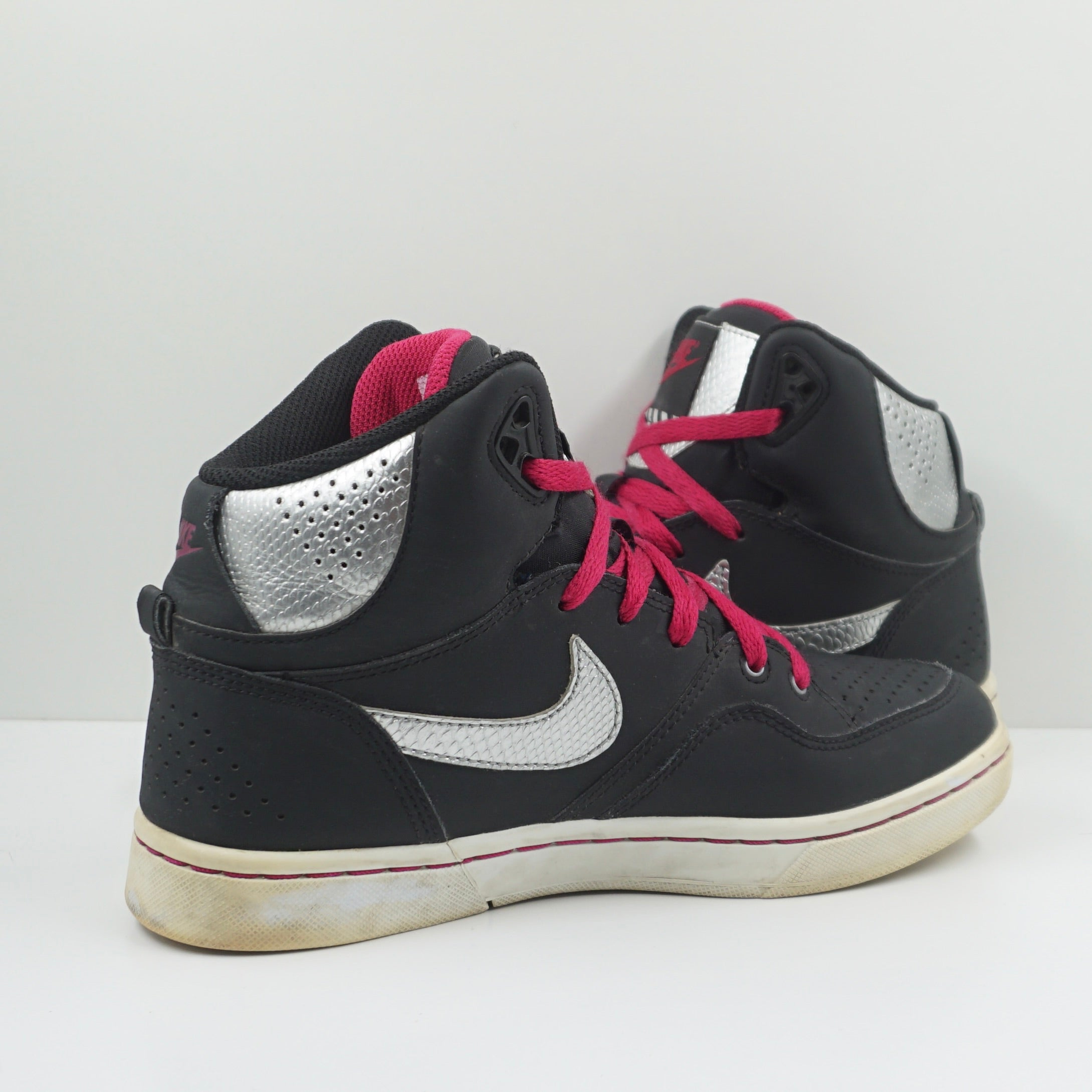 Nike Court Tranxition Hi-Top Black Pink Silver