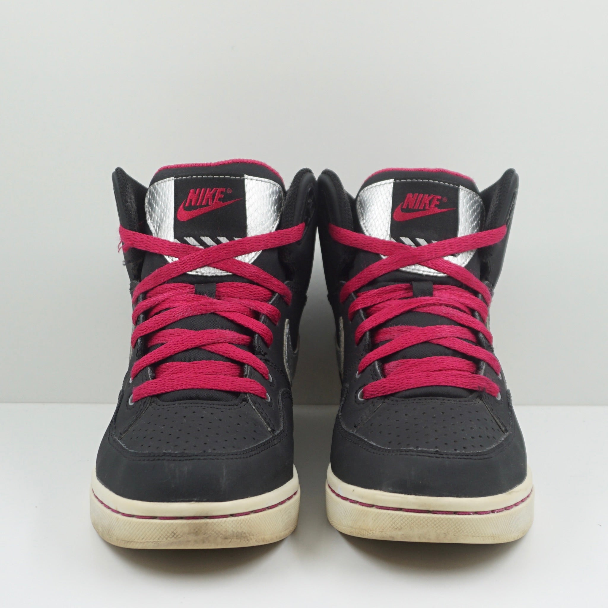Nike Court Tranxition Hi-Top Black Pink Silver