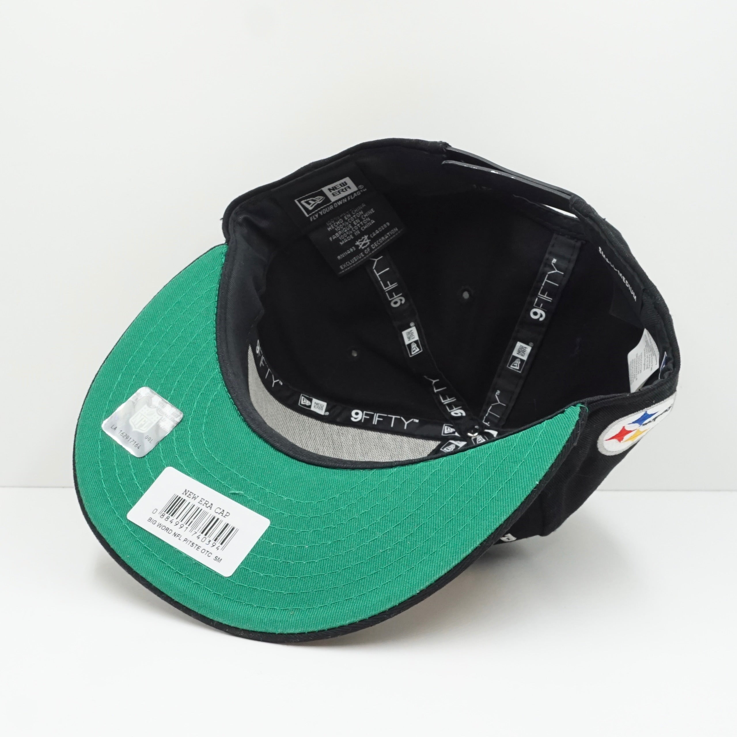 New Era Pittsburgh Steelers Black Snapback Cap