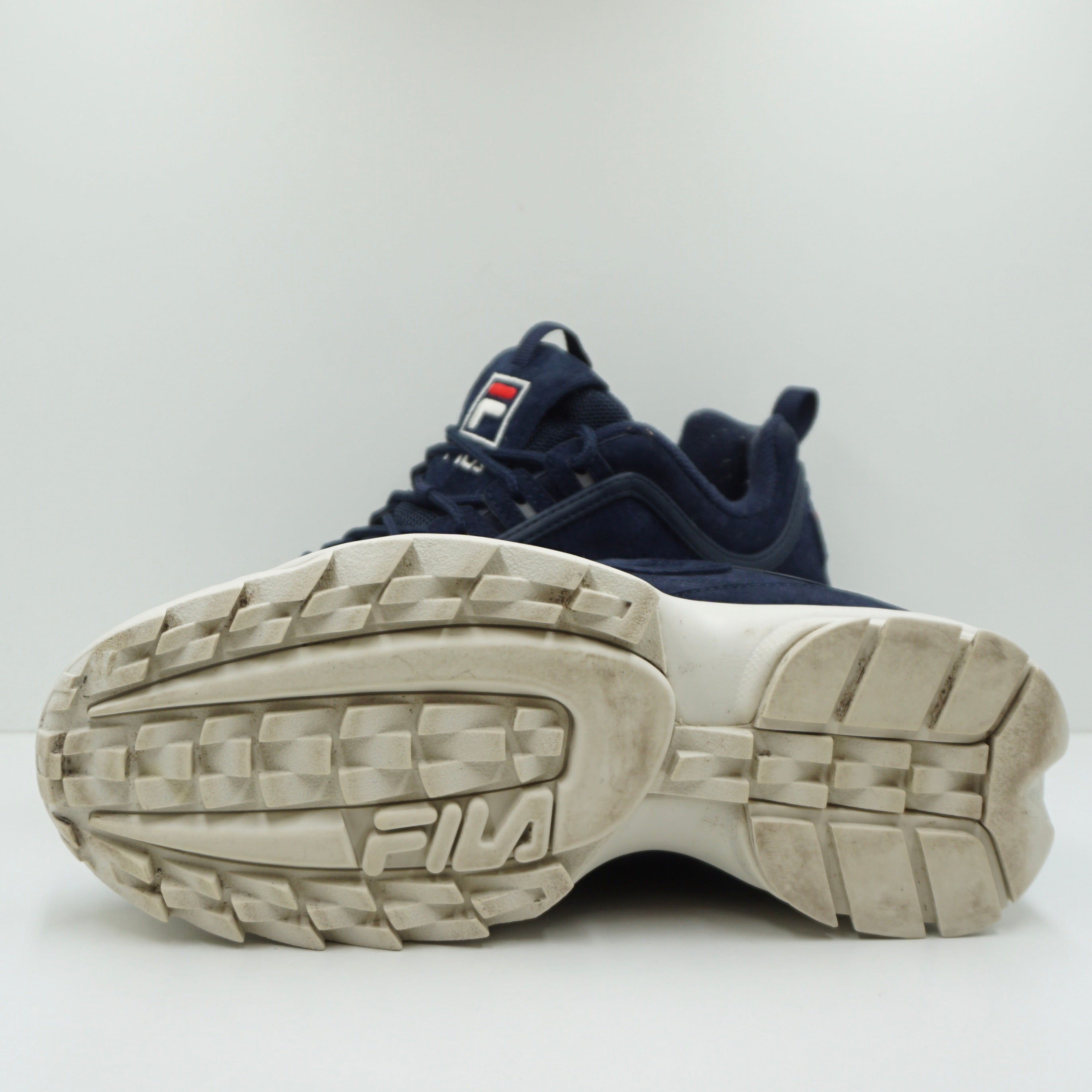 Fila Disruptor S Low Navy Suede Salesman Sample