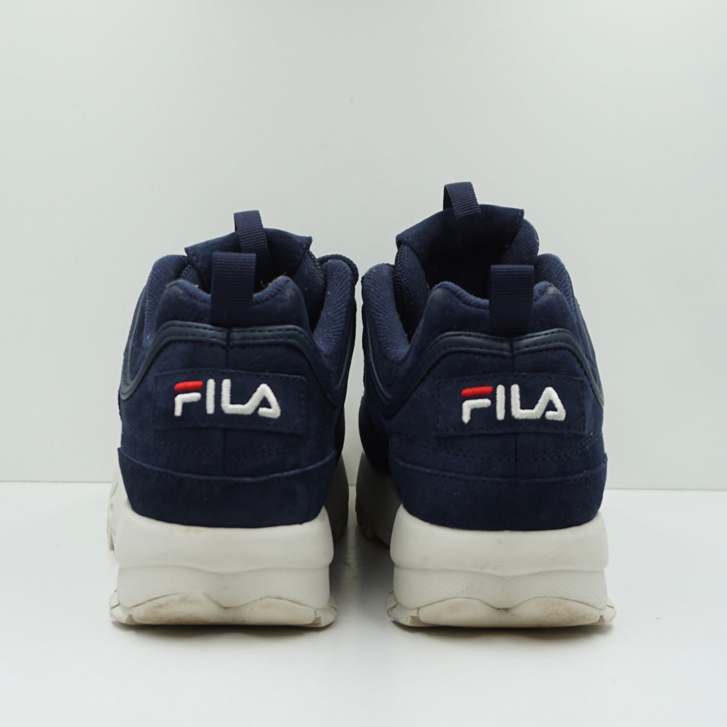 Fila Disruptor S Low Navy Suede Salesman Sample