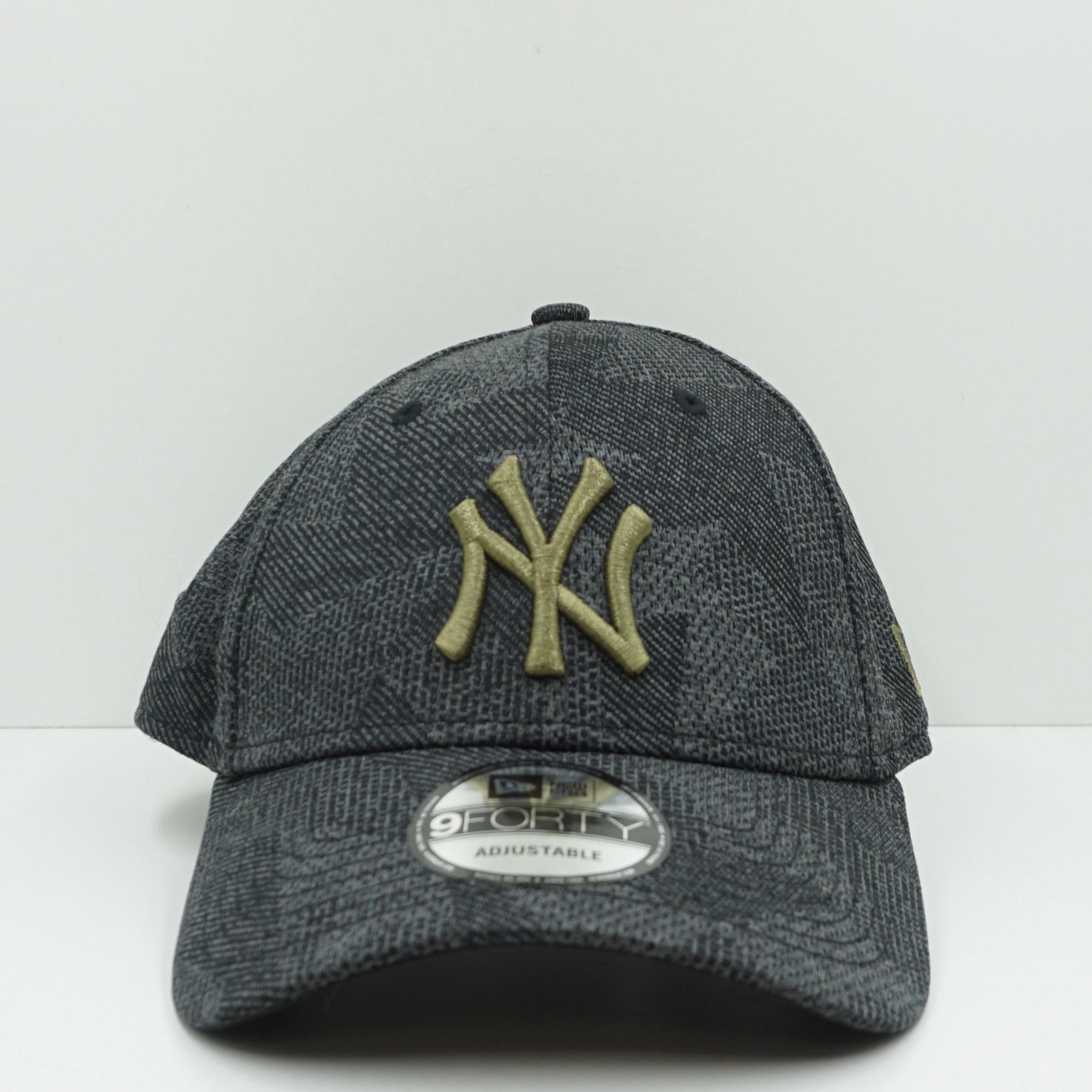 New Era New York Yankees Black Green Adjustable Cap