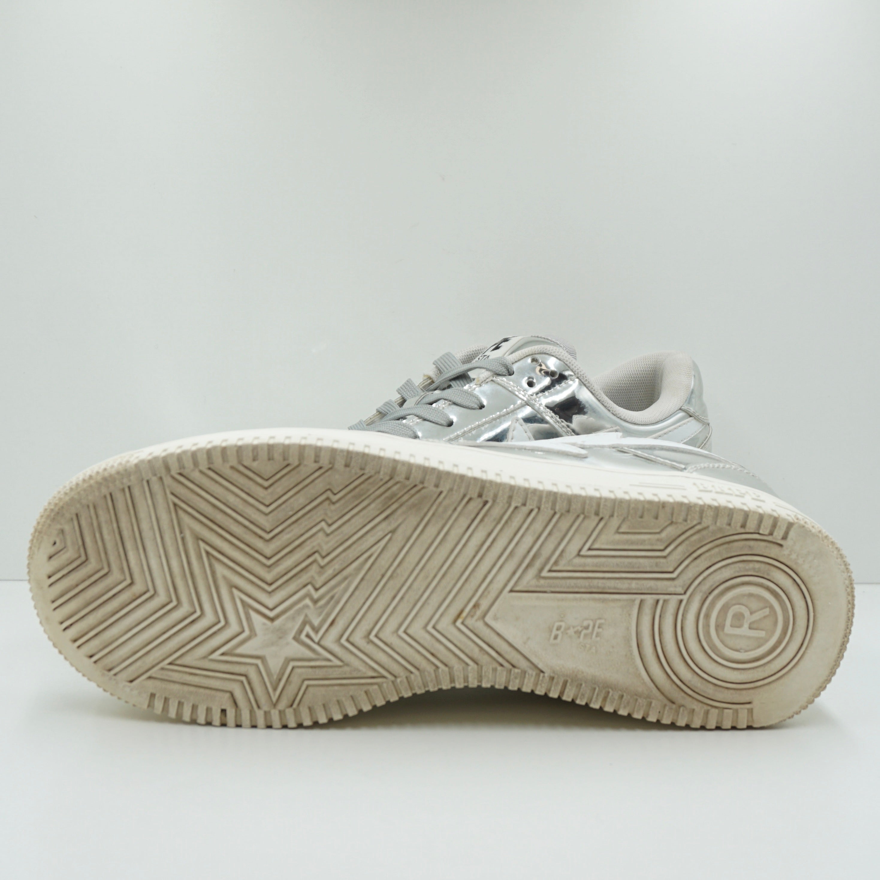 Bapesta Low Silver Foil