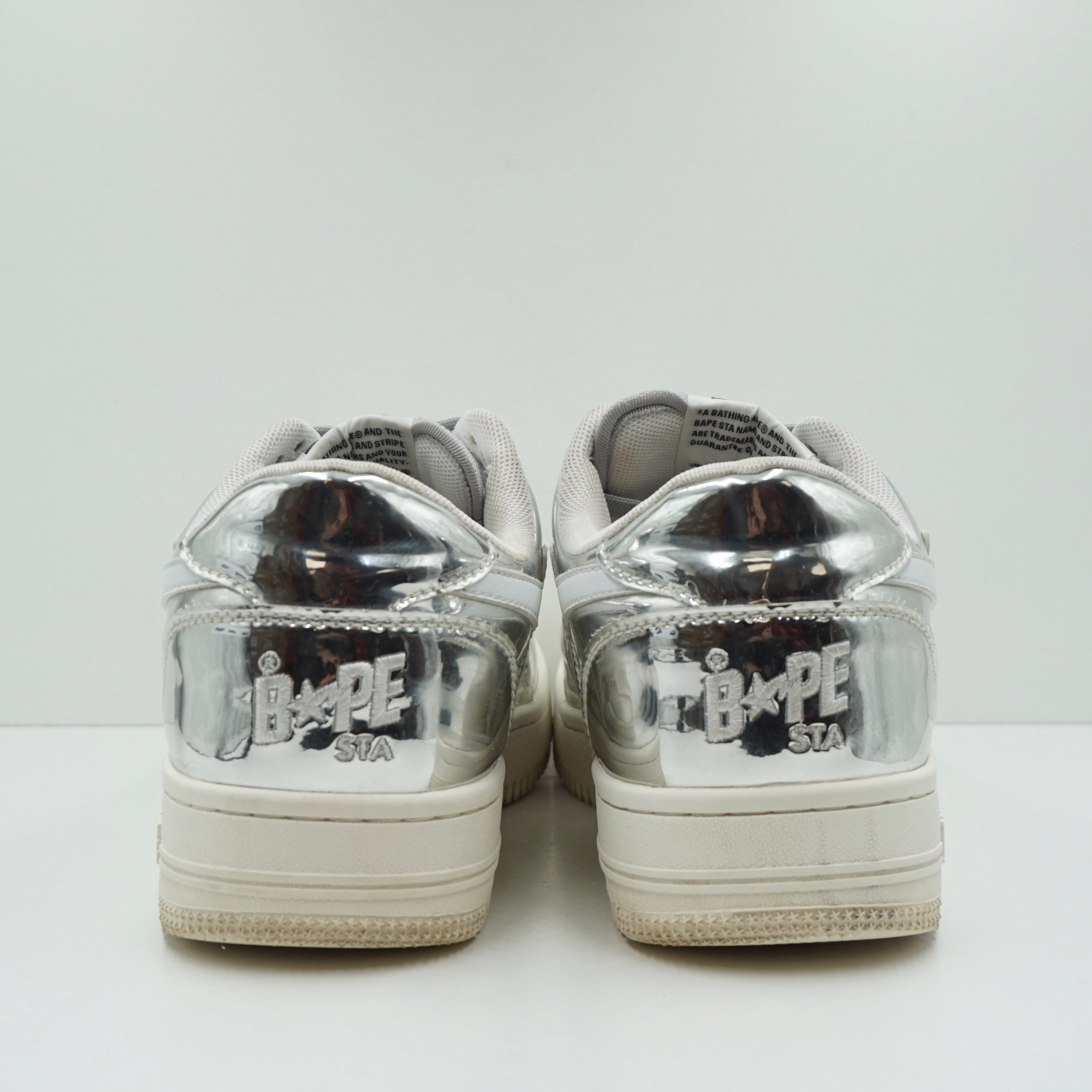 Bapesta Low Silver Foil
