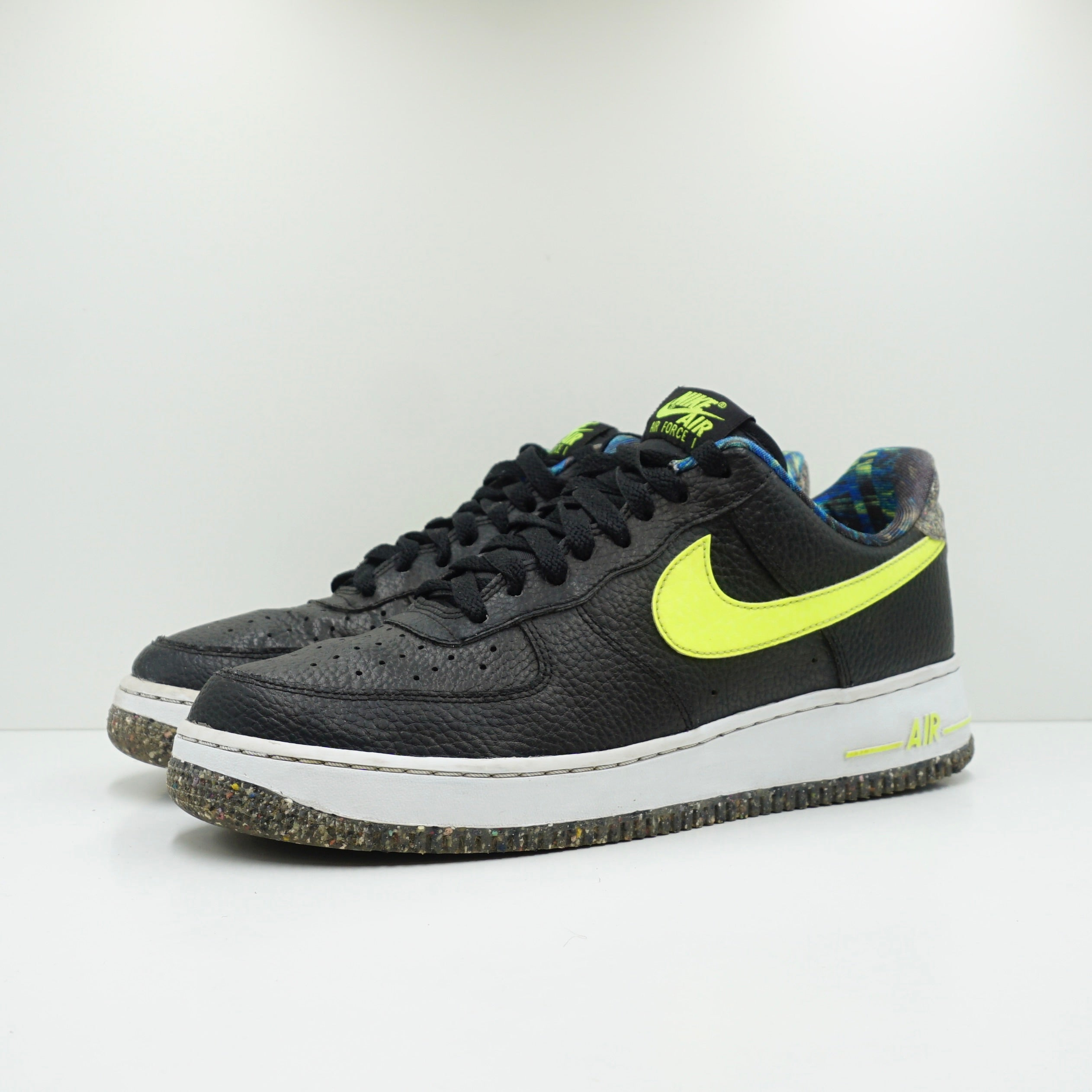 Nike Air Force 1 Low Black Volt Grind