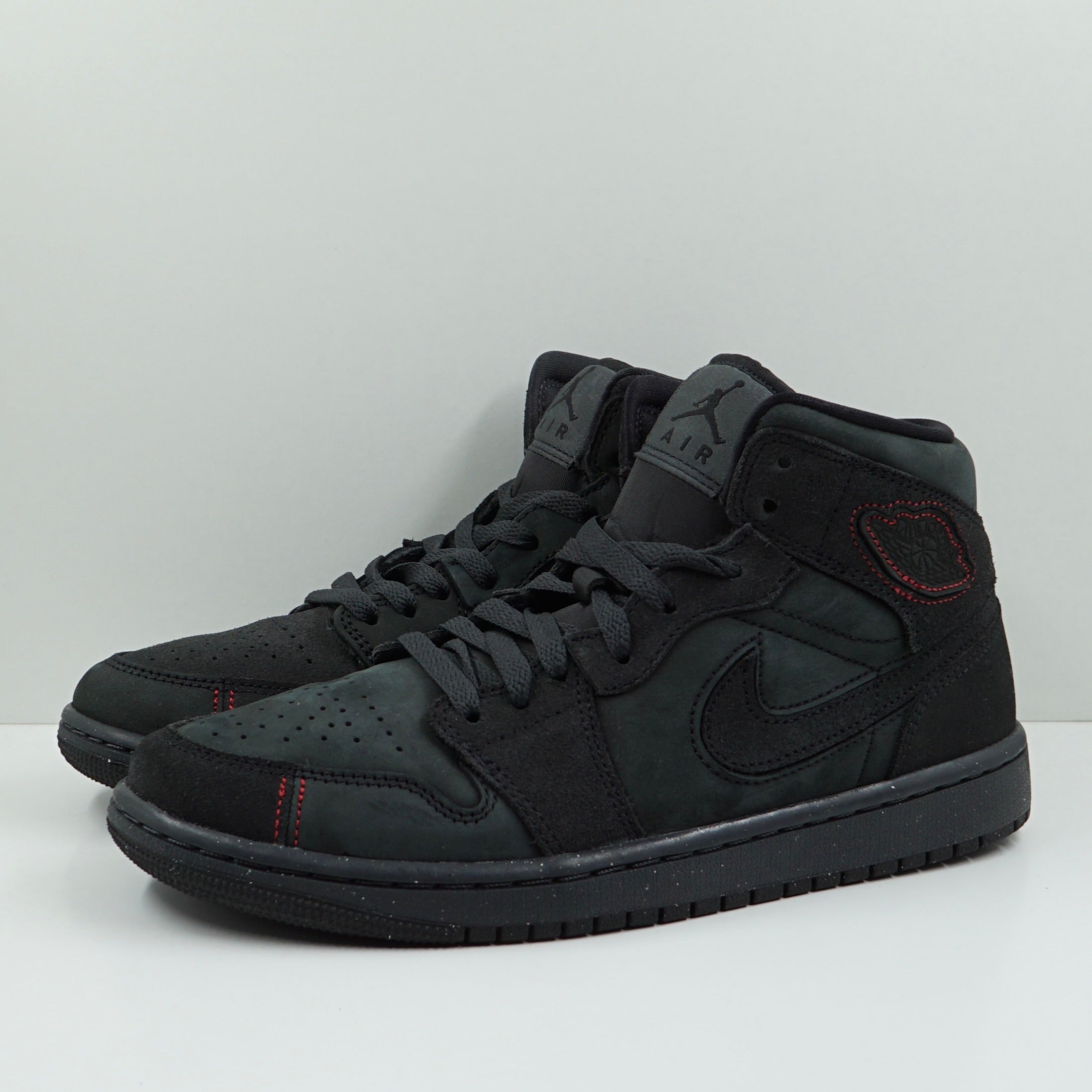 Jordan 1 Mid SE Craft Dark Smoke Red