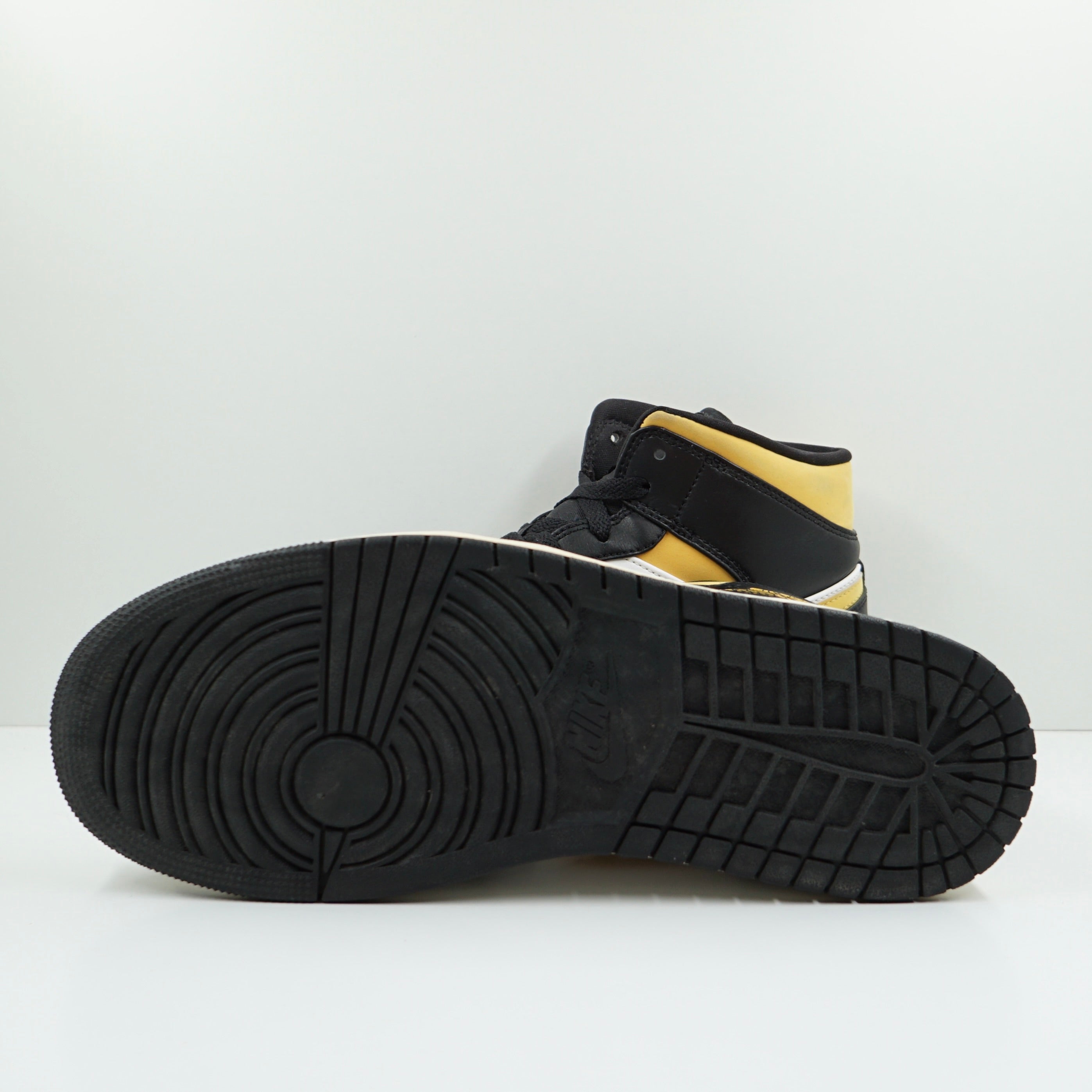 Jordan 1 Mid White Pollen Black