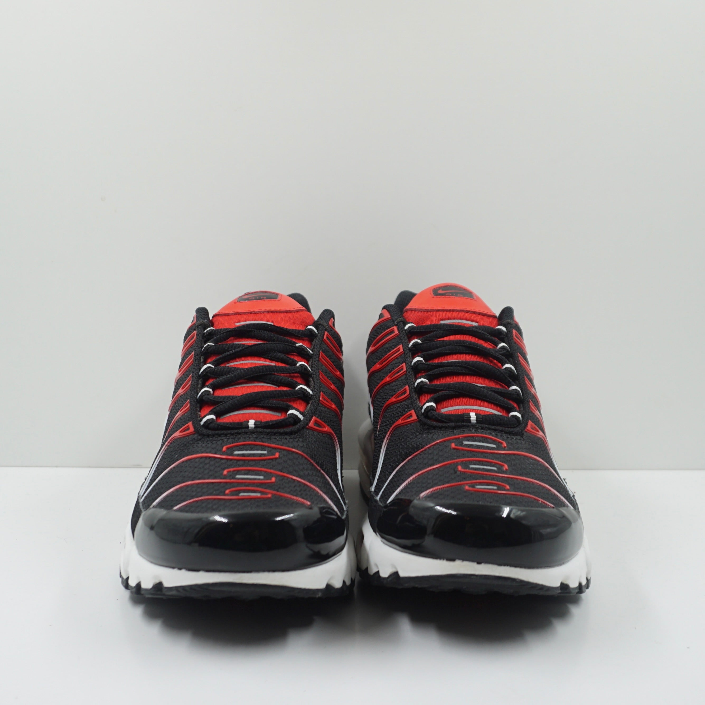 Nike Air Max Plus Black White University Red
