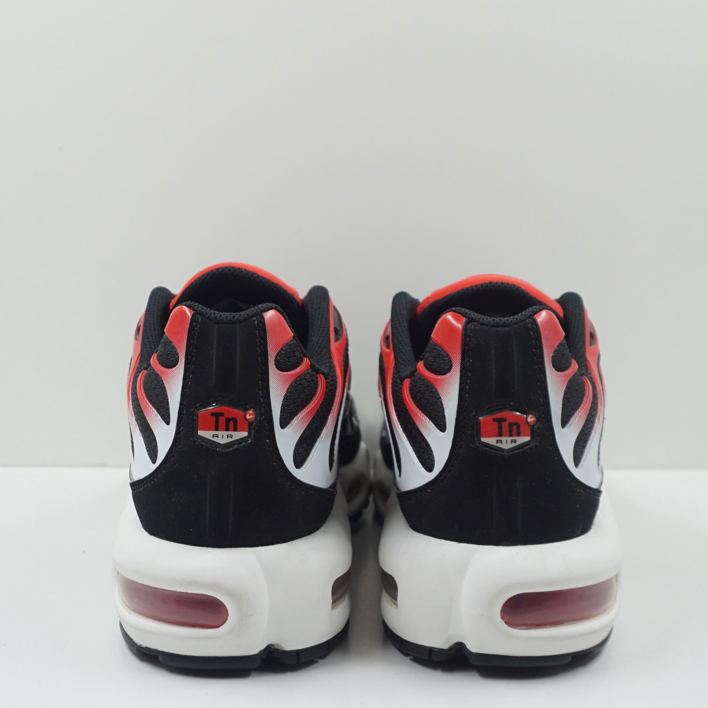 Nike Air Max Plus Black White University Red