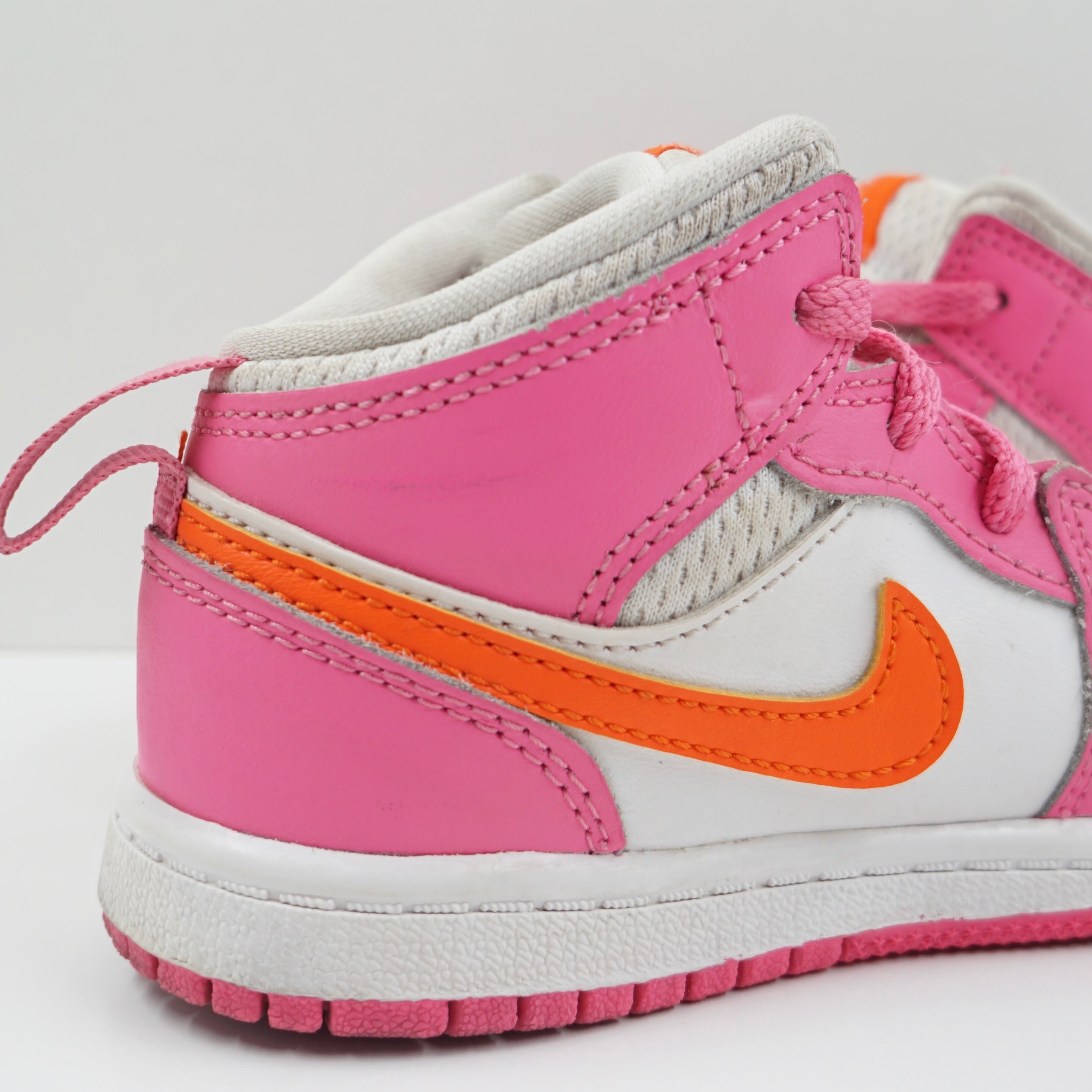 Jordan 1 Mid Pinksicle Safety Orange (TD)
