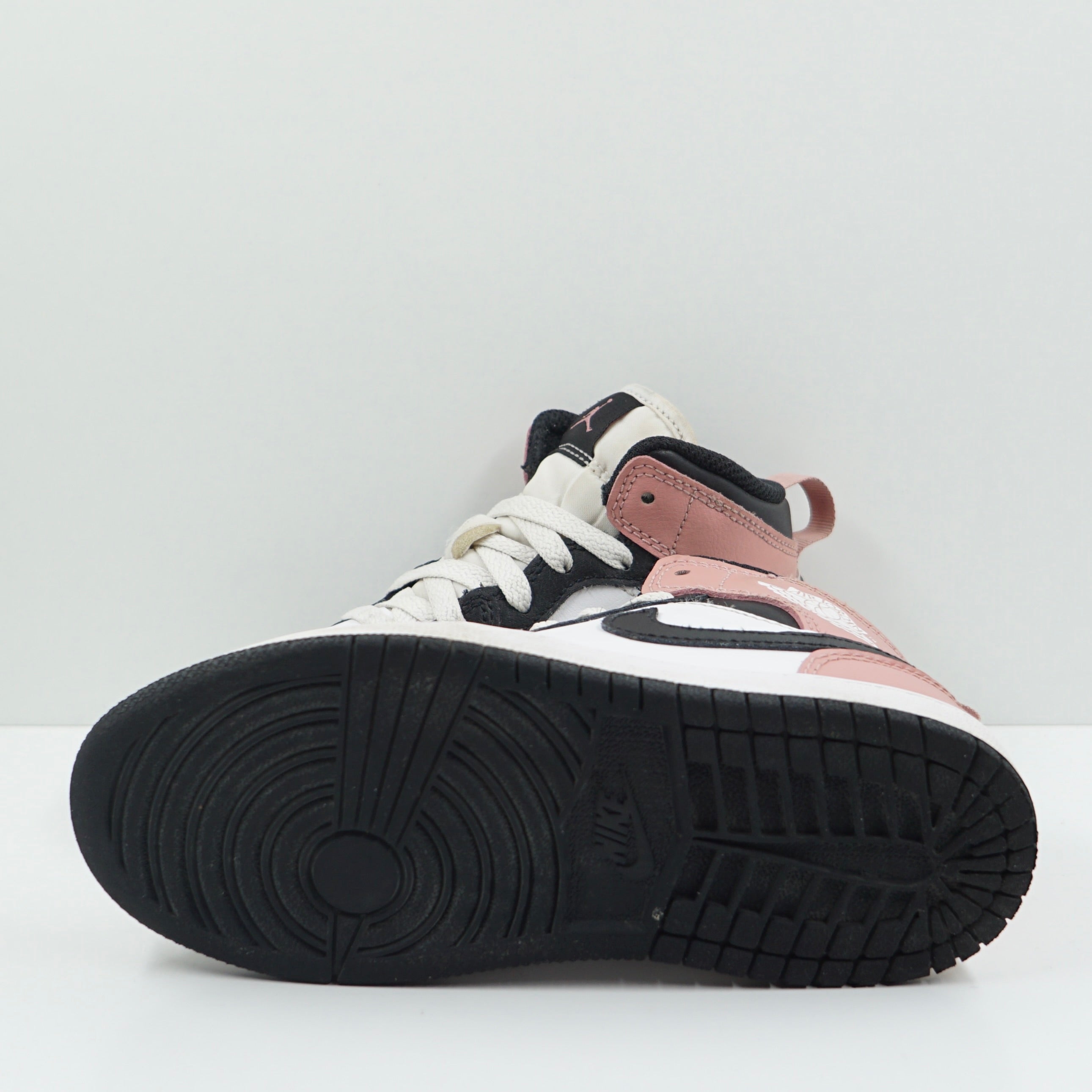 Jordan 1 Mid White Rust Pink Black (PS)
