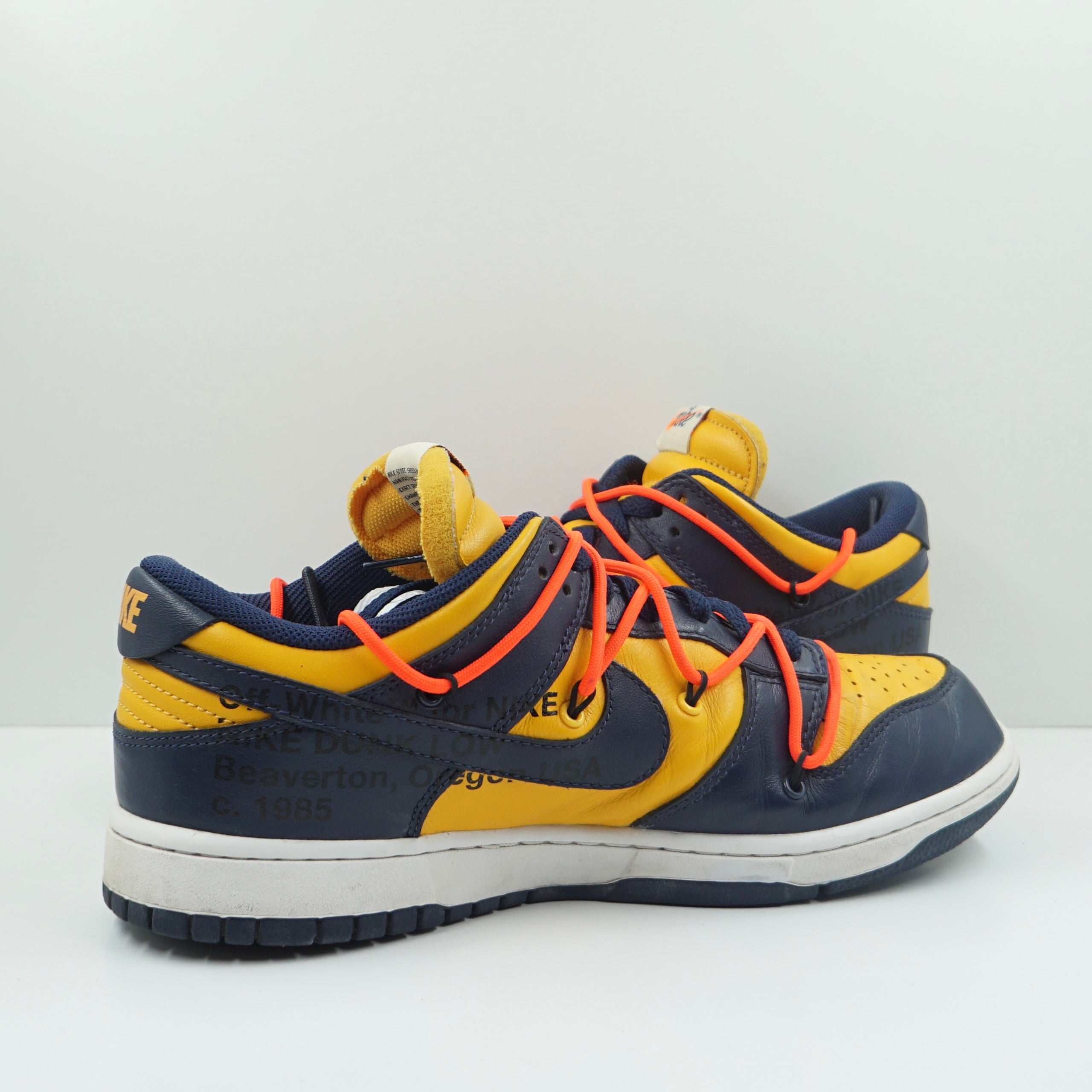 Nike Dunk Low Off-White University Gold