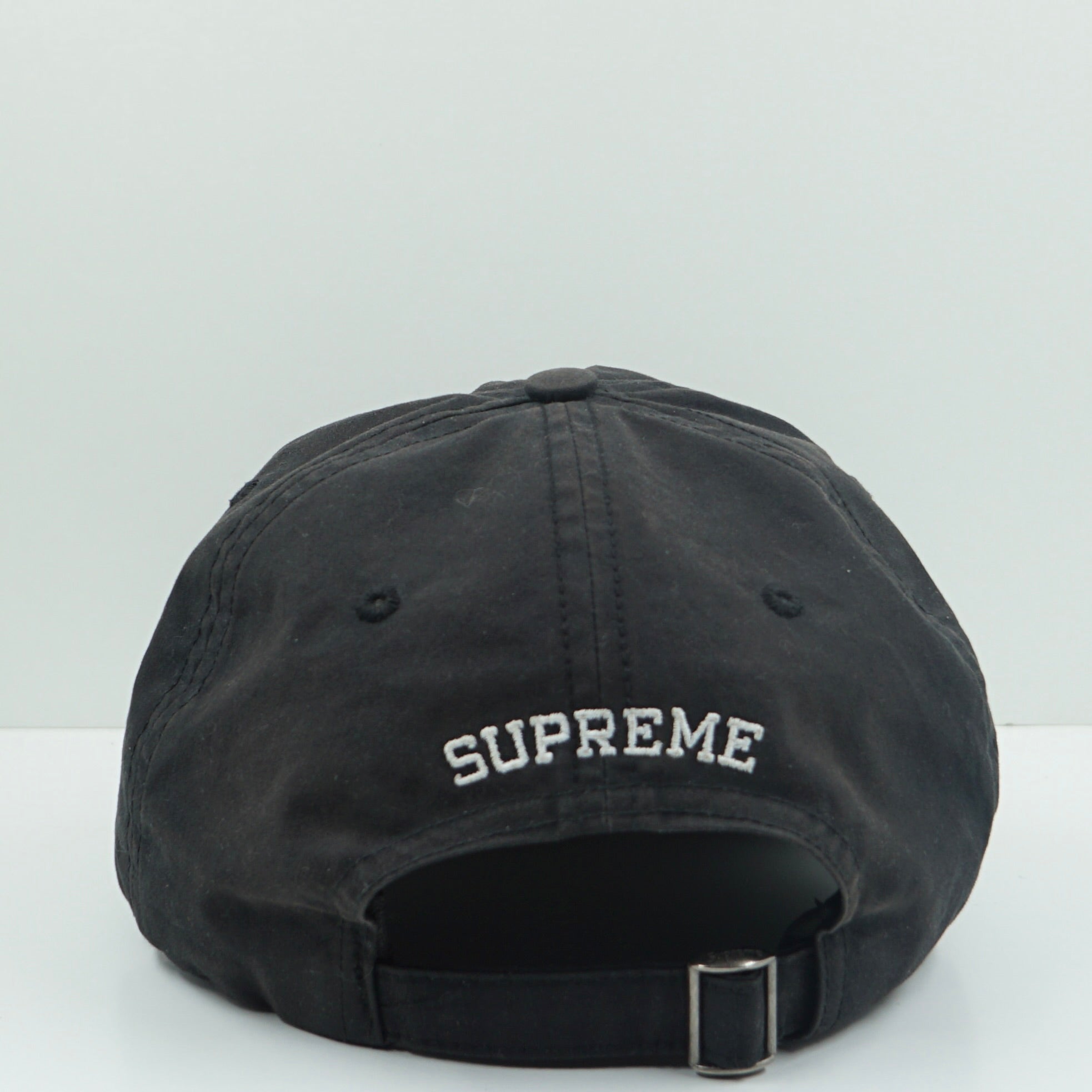 Supreme FW21 Ventile S Logo Black 6-Panel Adjustable Cap