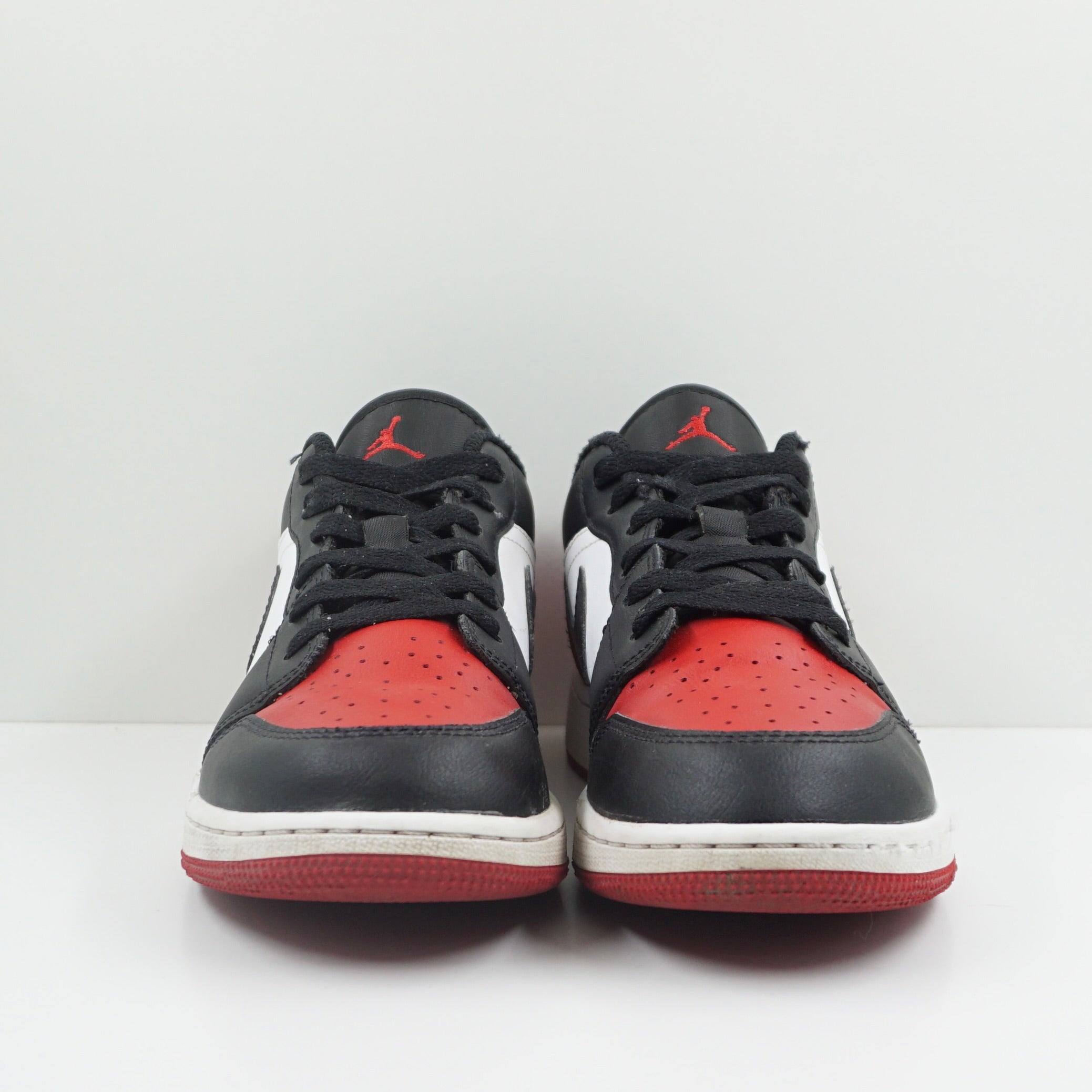 Jordan 1 Low Bred Toe 2.0 (GS)