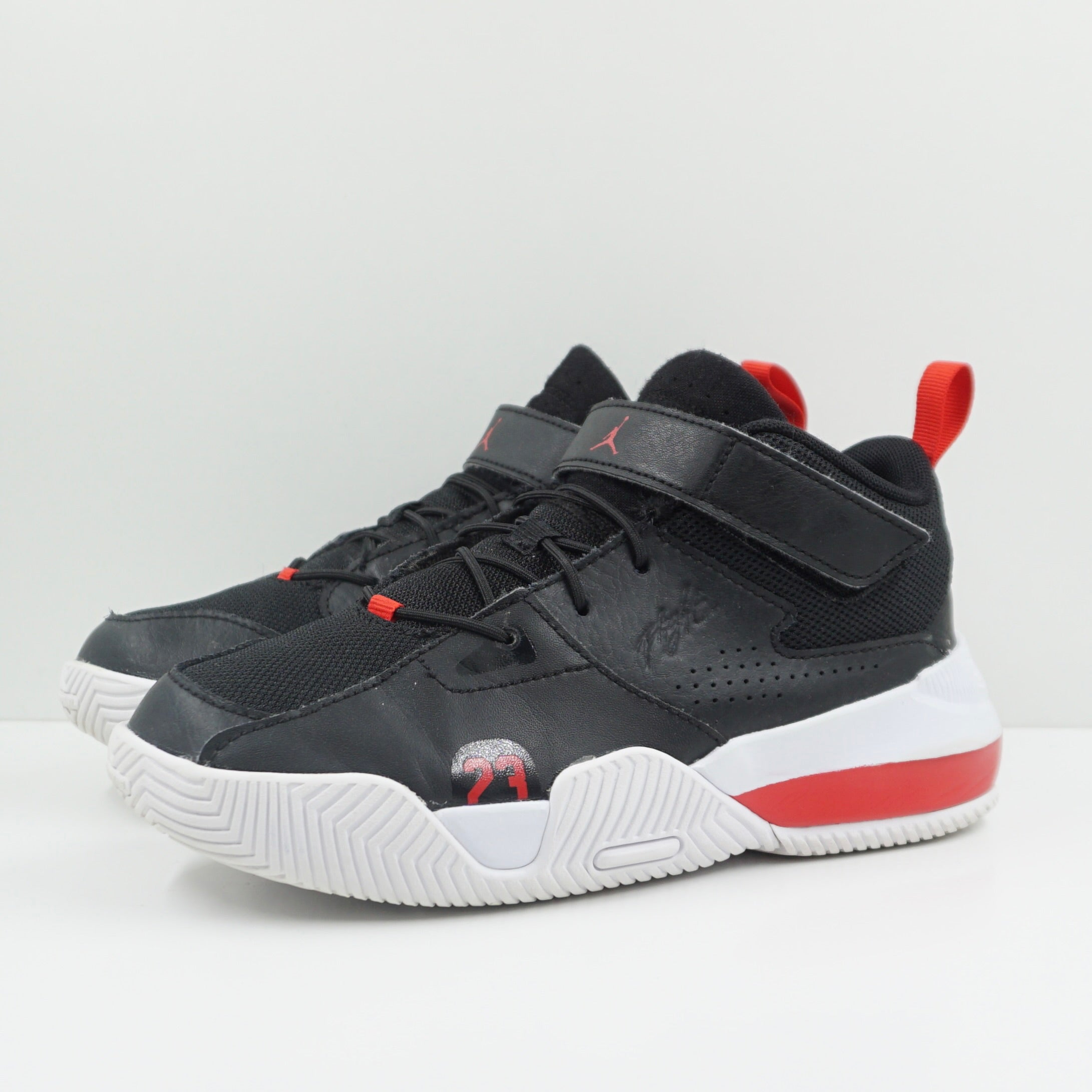 Jordan Stay Loyal 2 Black University Red Wolf Grey White (PS)