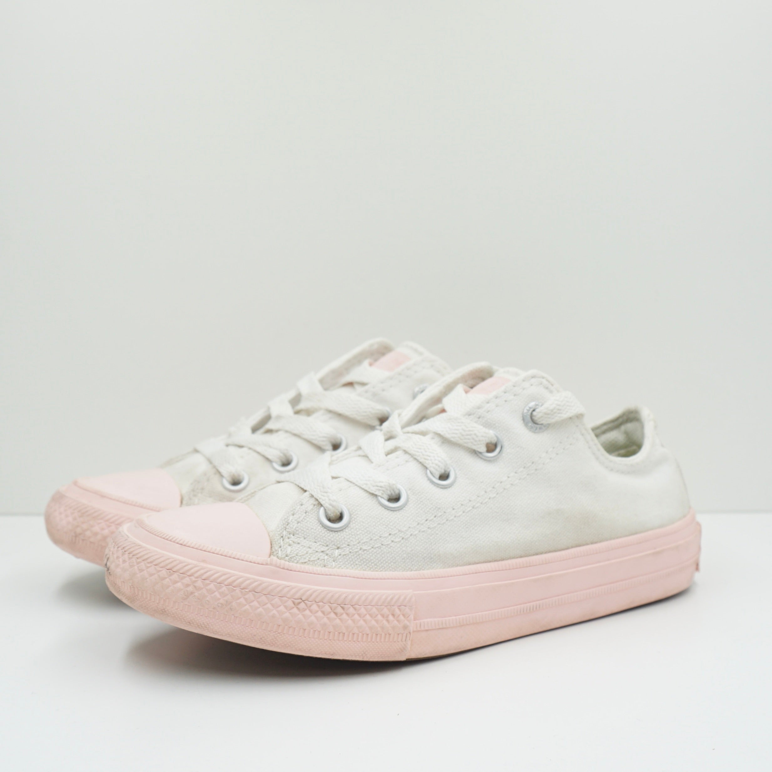 Converse Chuck Taylor White Pink Jr