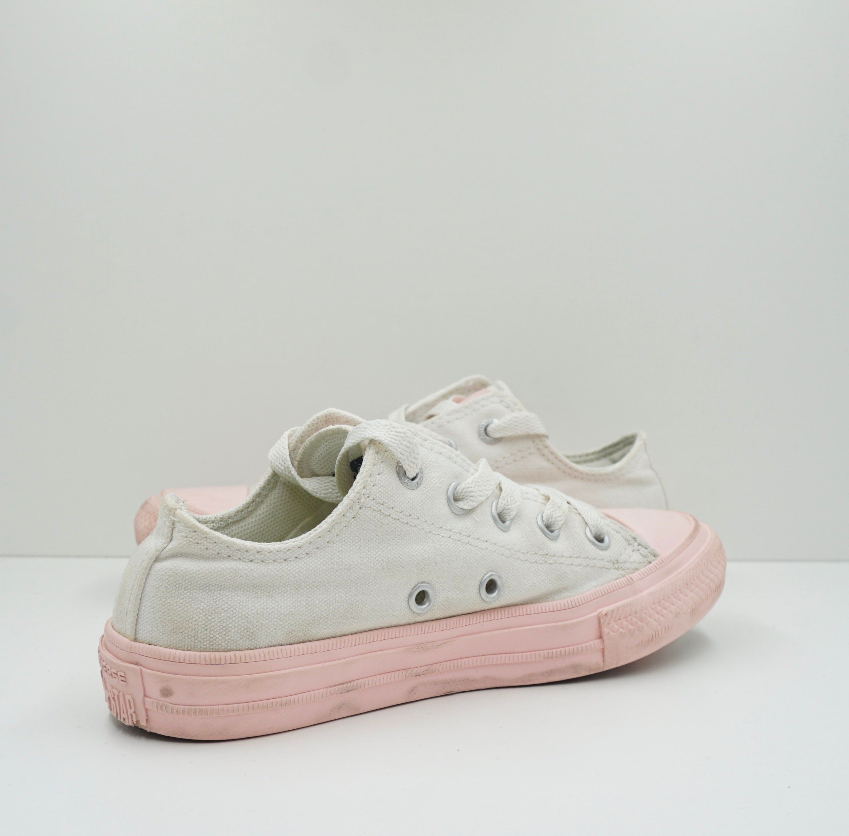 Converse Chuck Taylor White Pink Jr