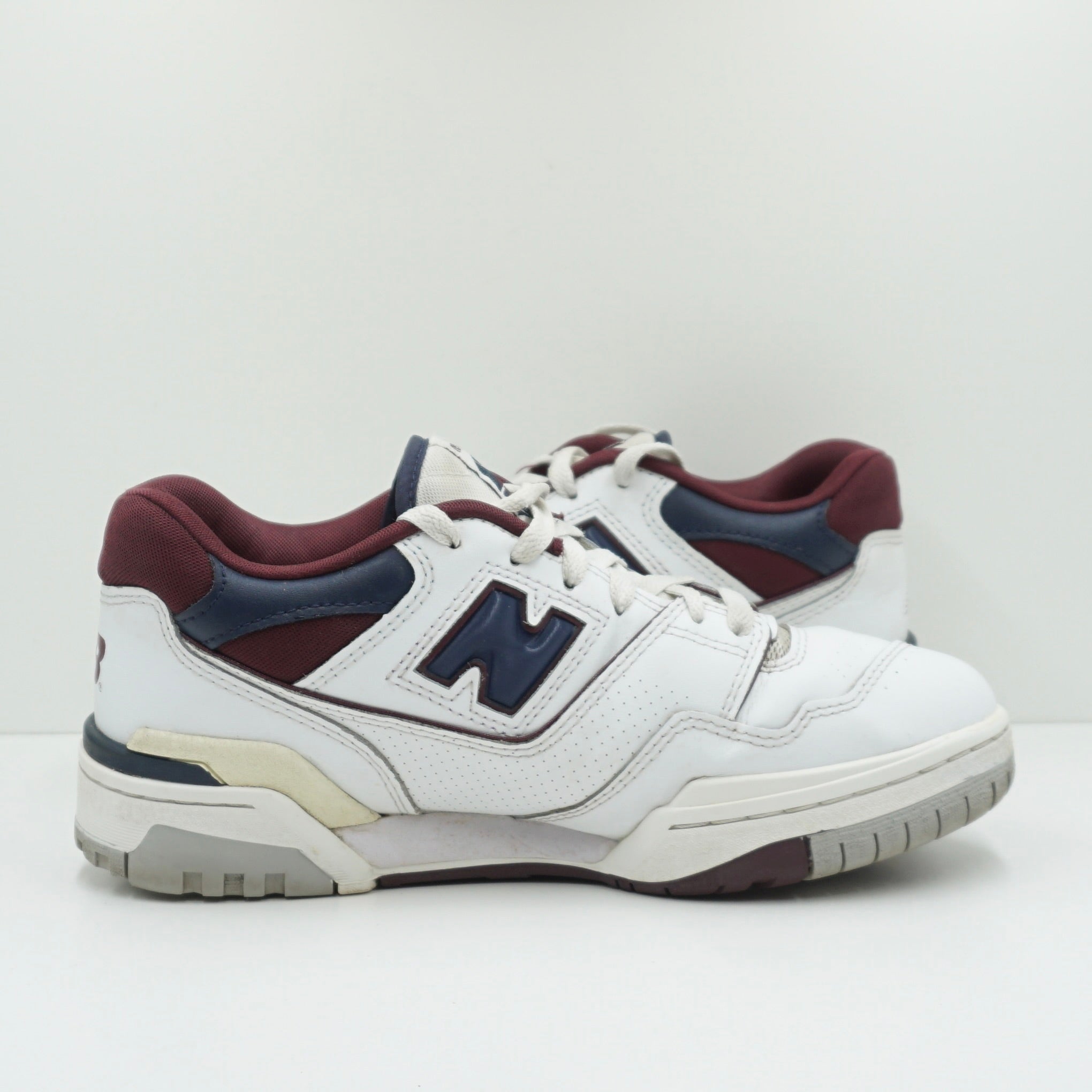 New Balance 550 White Navy NB Burgundy