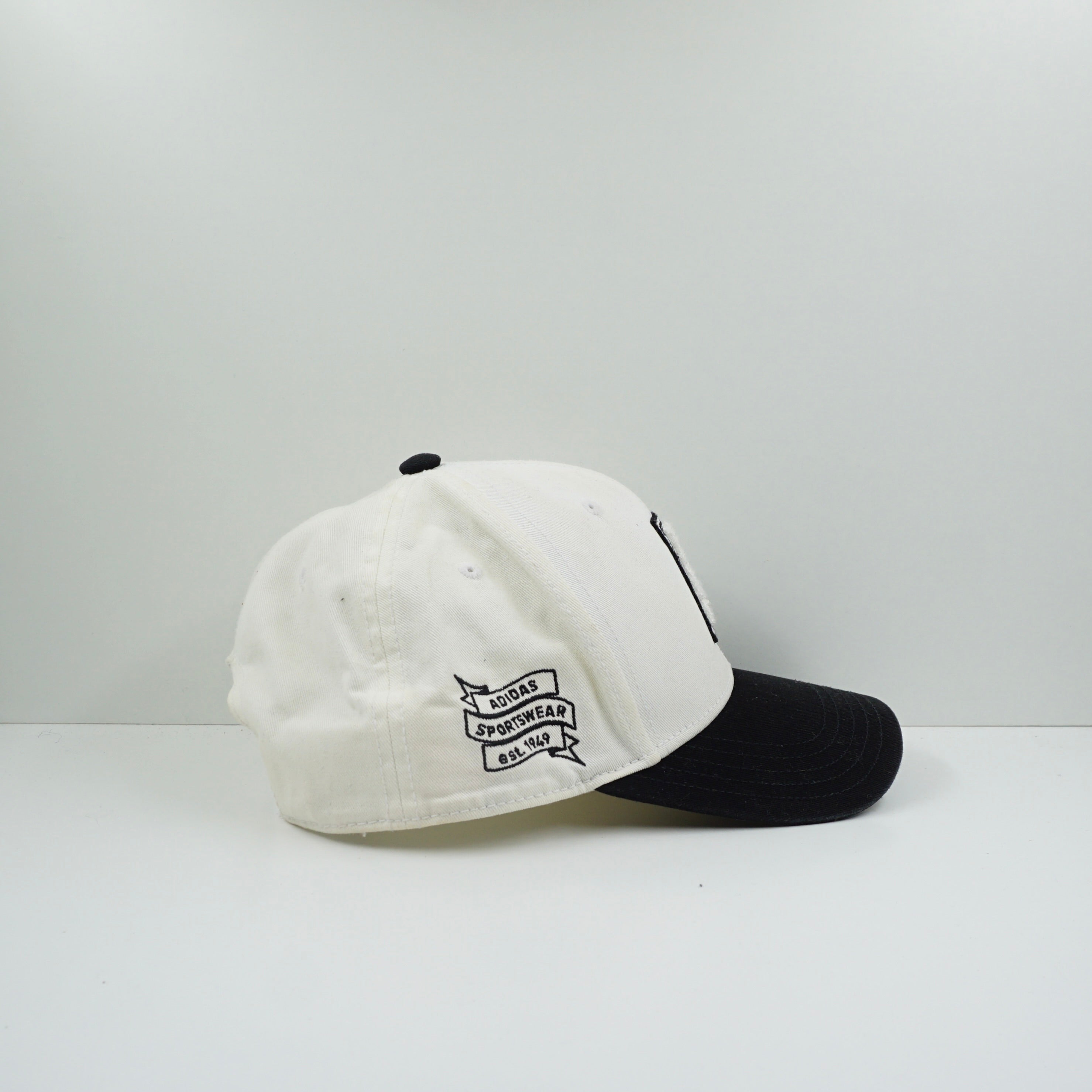 Adidas White Black Adjustable Cap