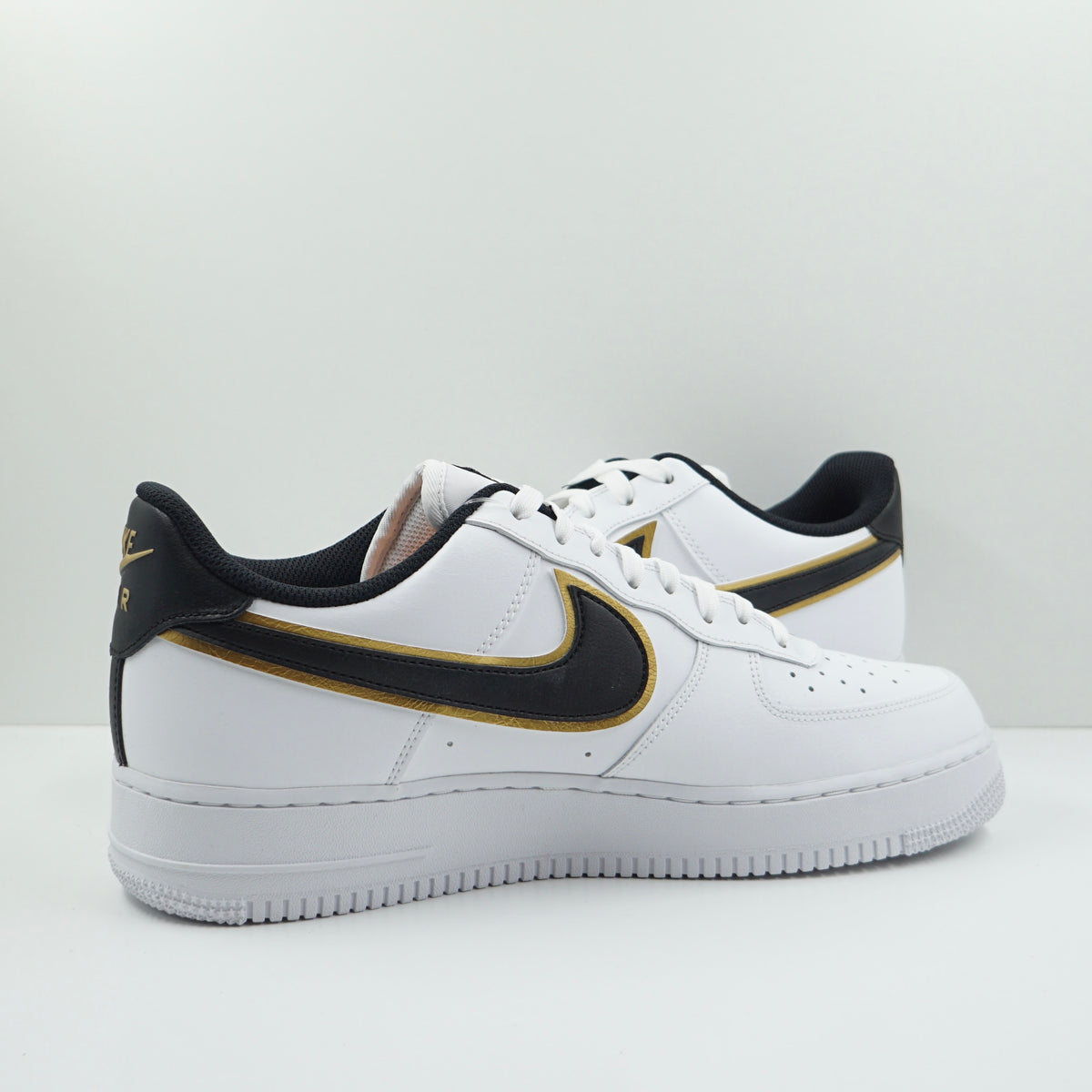 Nike Air Force 1 Low '07 LV8 Double Swoosh White Metallic Gold