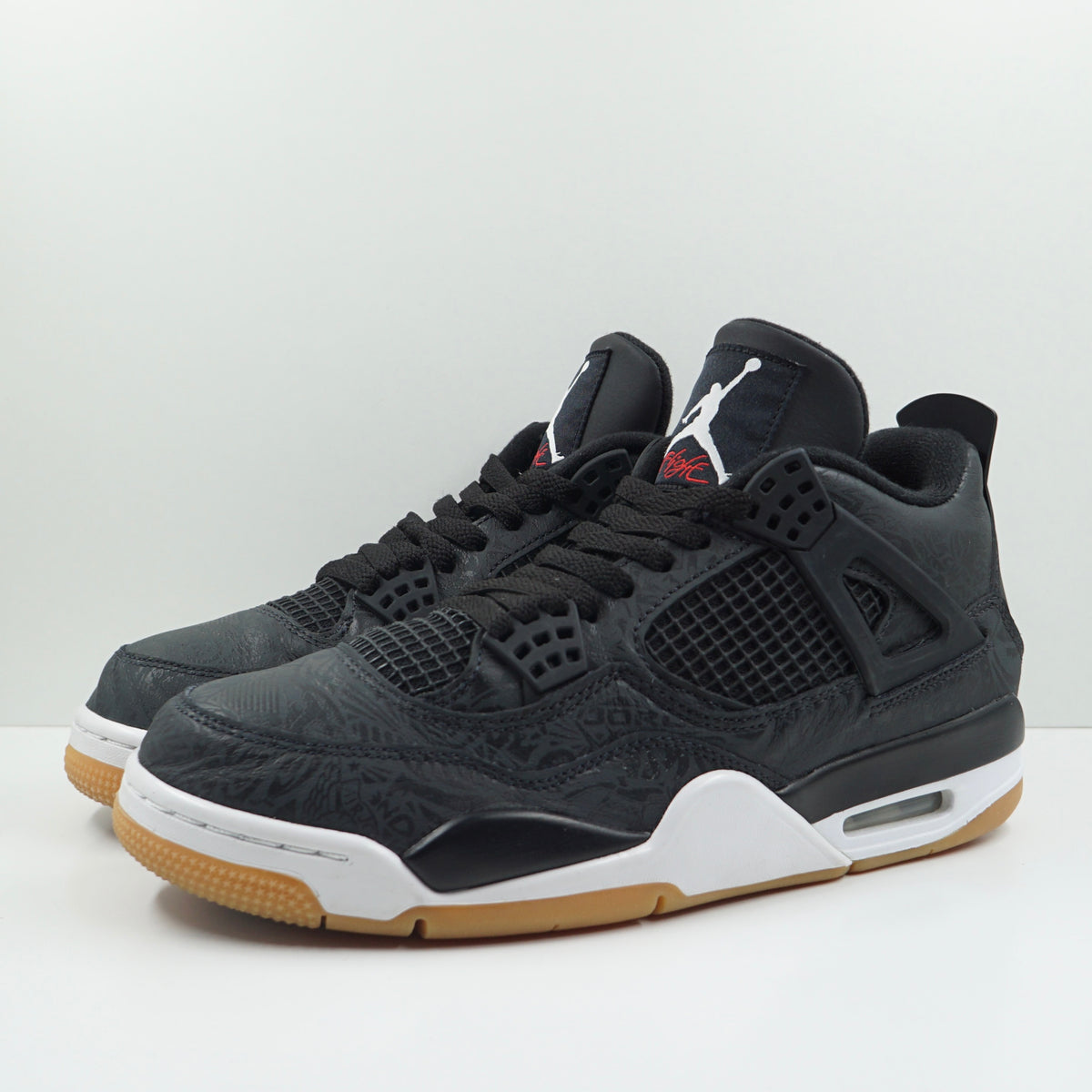 Jordan 4 Retro Laser Black Gum