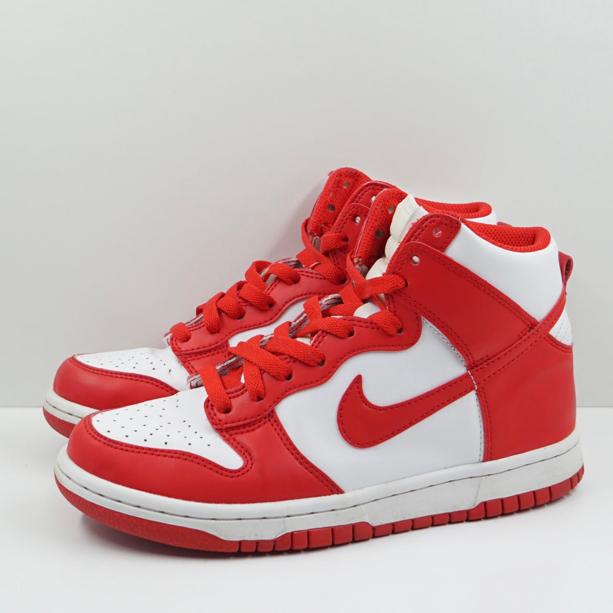 Nike Dunk High Championship White Red (White Tongue Tag) (GS)