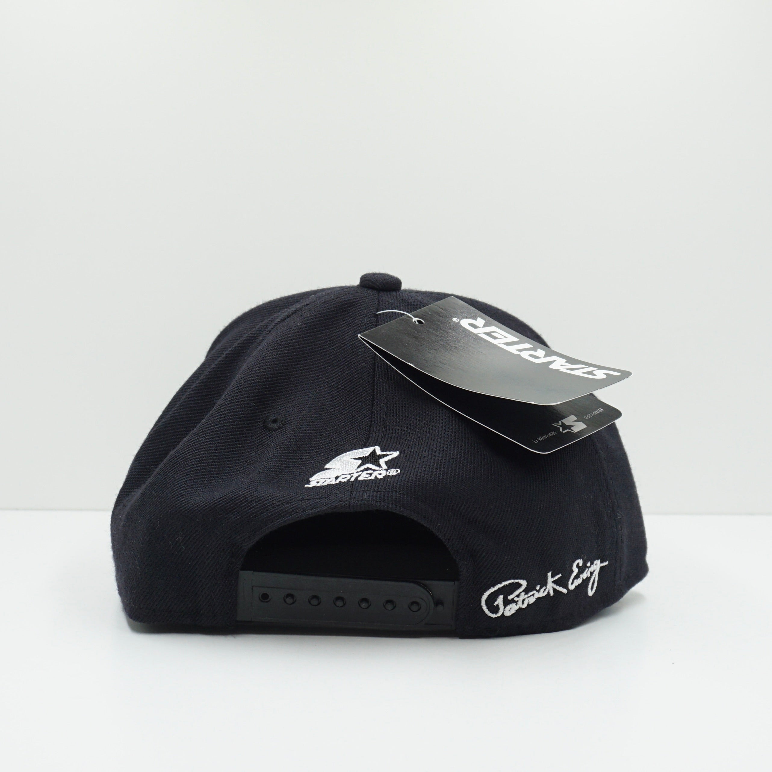 Starter Black Label Patrick Ewing Black White Snapback Cap