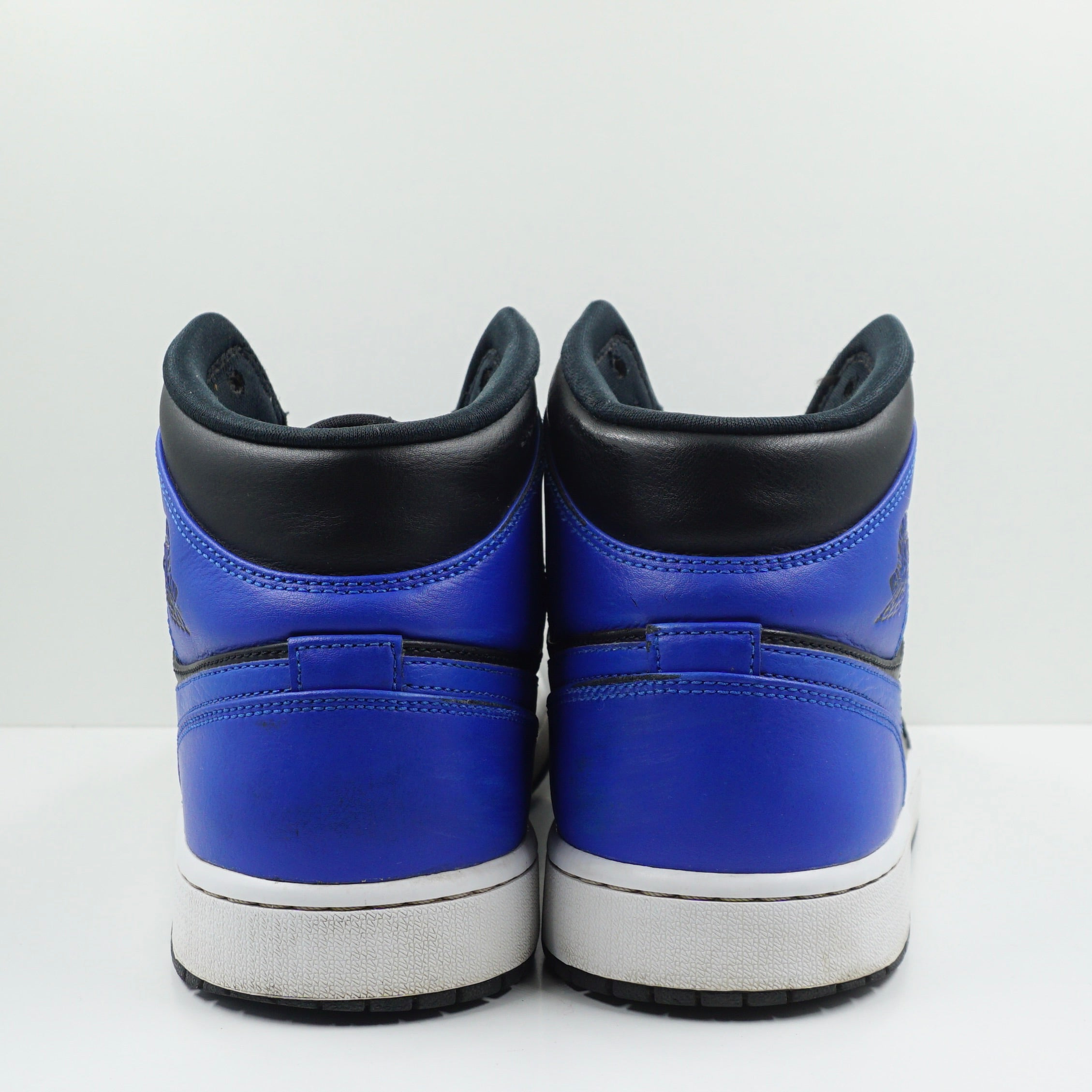 Jordan 1 Mid Hyper Royal Tumbled Leather