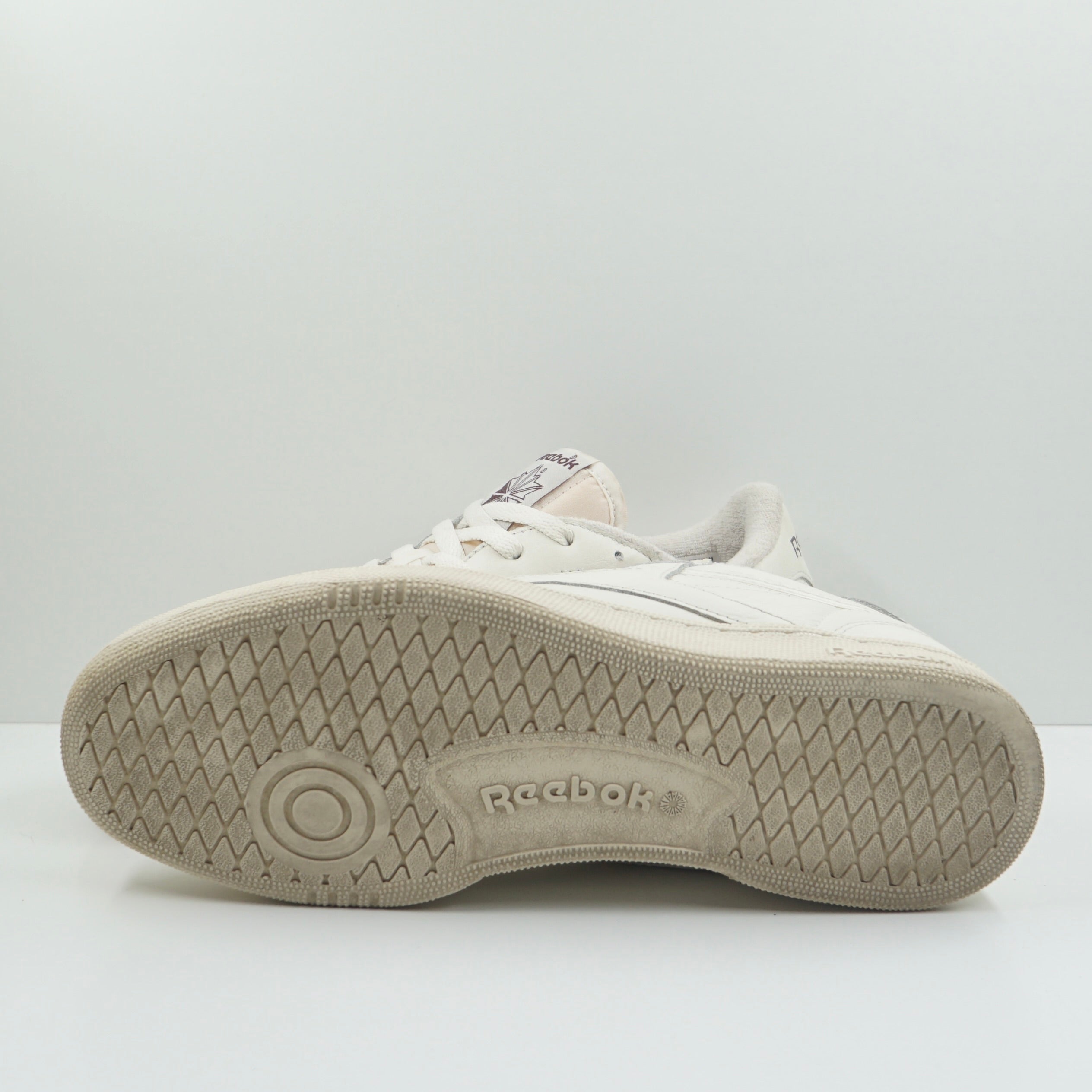Reebok Club C 85 Chalk Alabaster Maroon