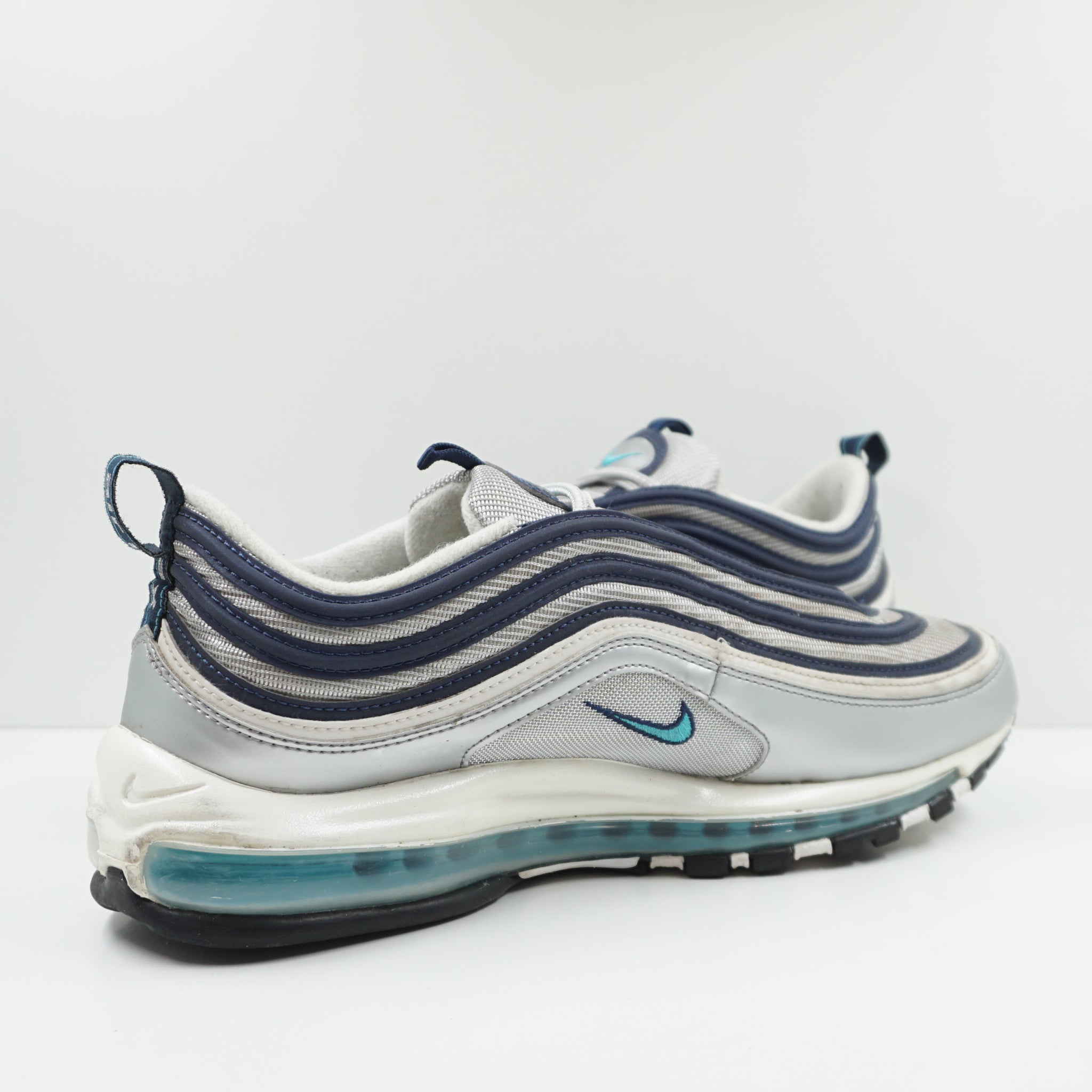 Nike Air Max 97 Metallic Silver Chlorine Blue
