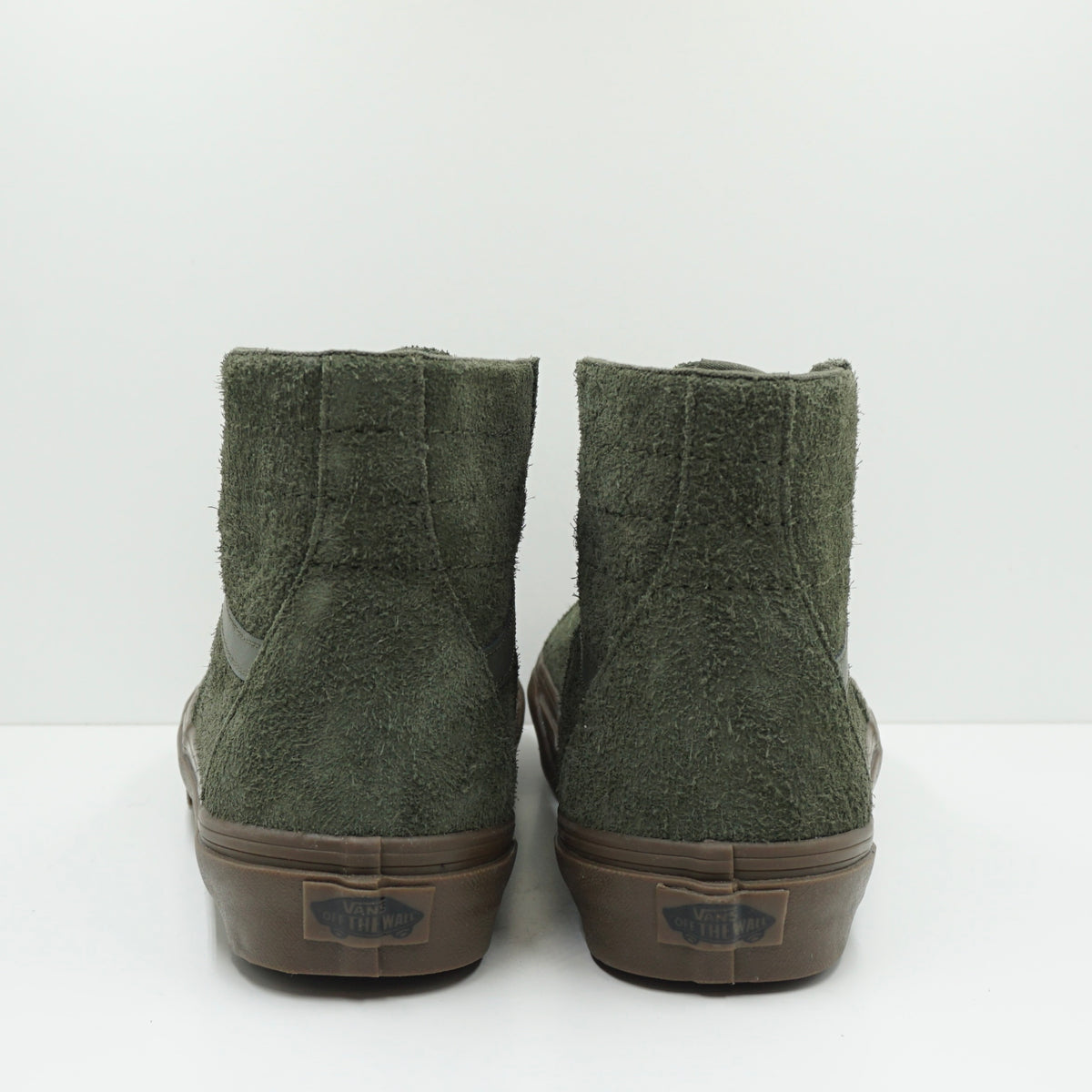 Vans Sk8-Hi Tapered Hairy Suede Olive Gum