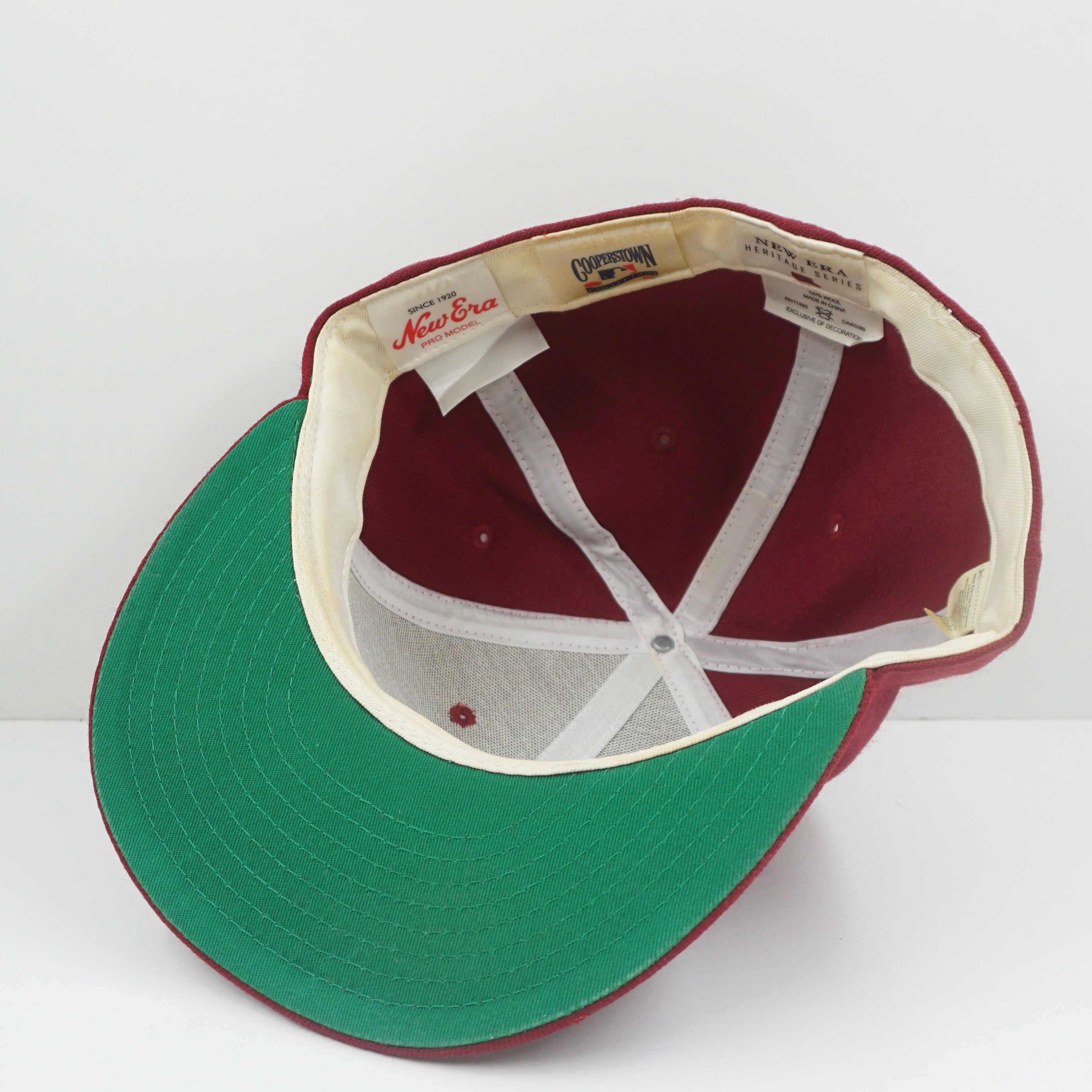 New Era Philadelphia Phillies Burgundy Fitted Cap