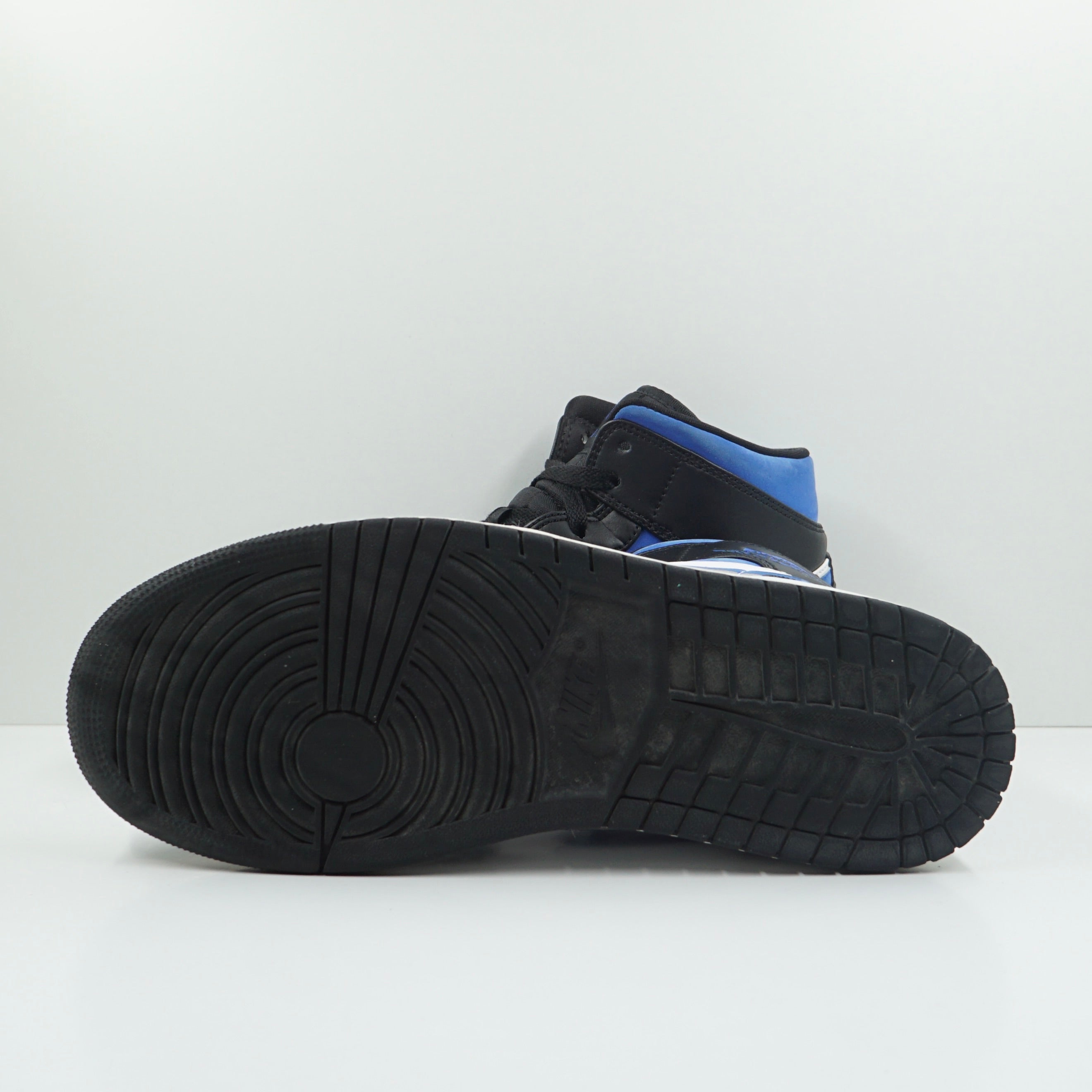 Jordan 1 Mid White Black Racer Blue