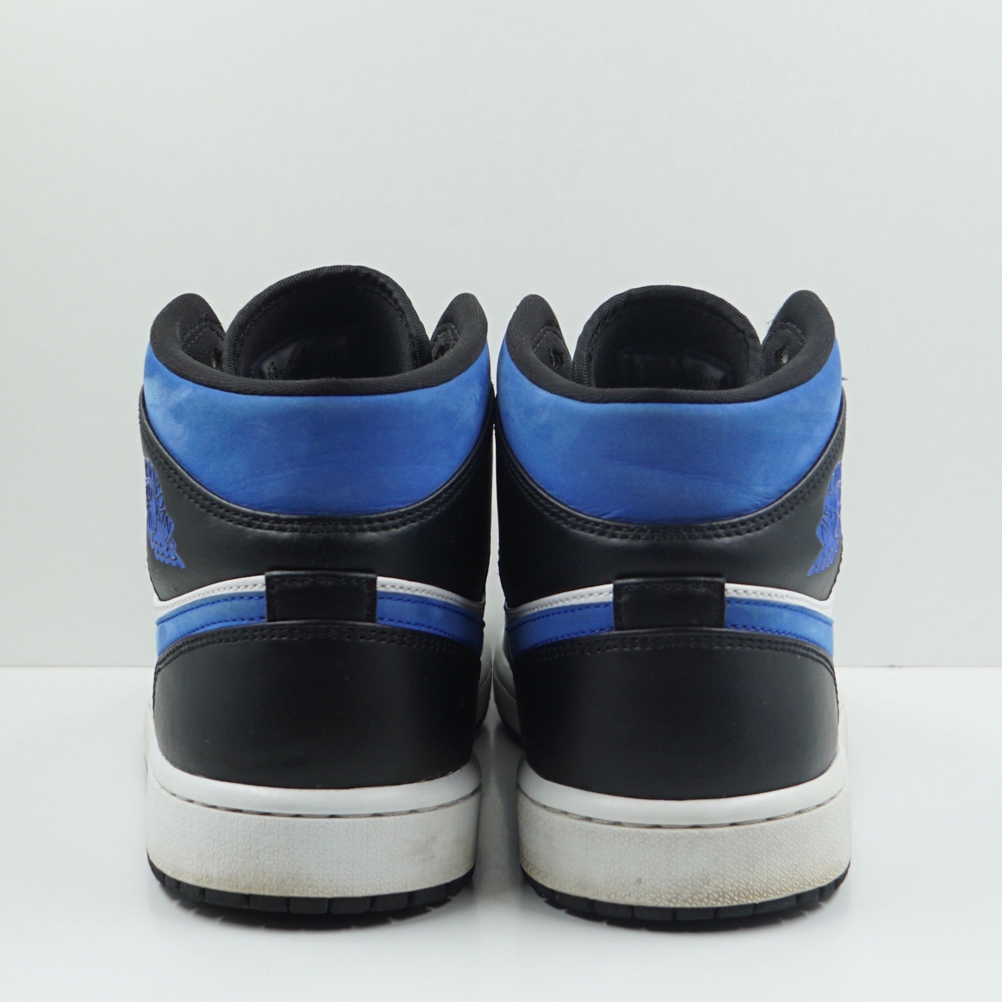 Jordan 1 Mid White Black Racer Blue