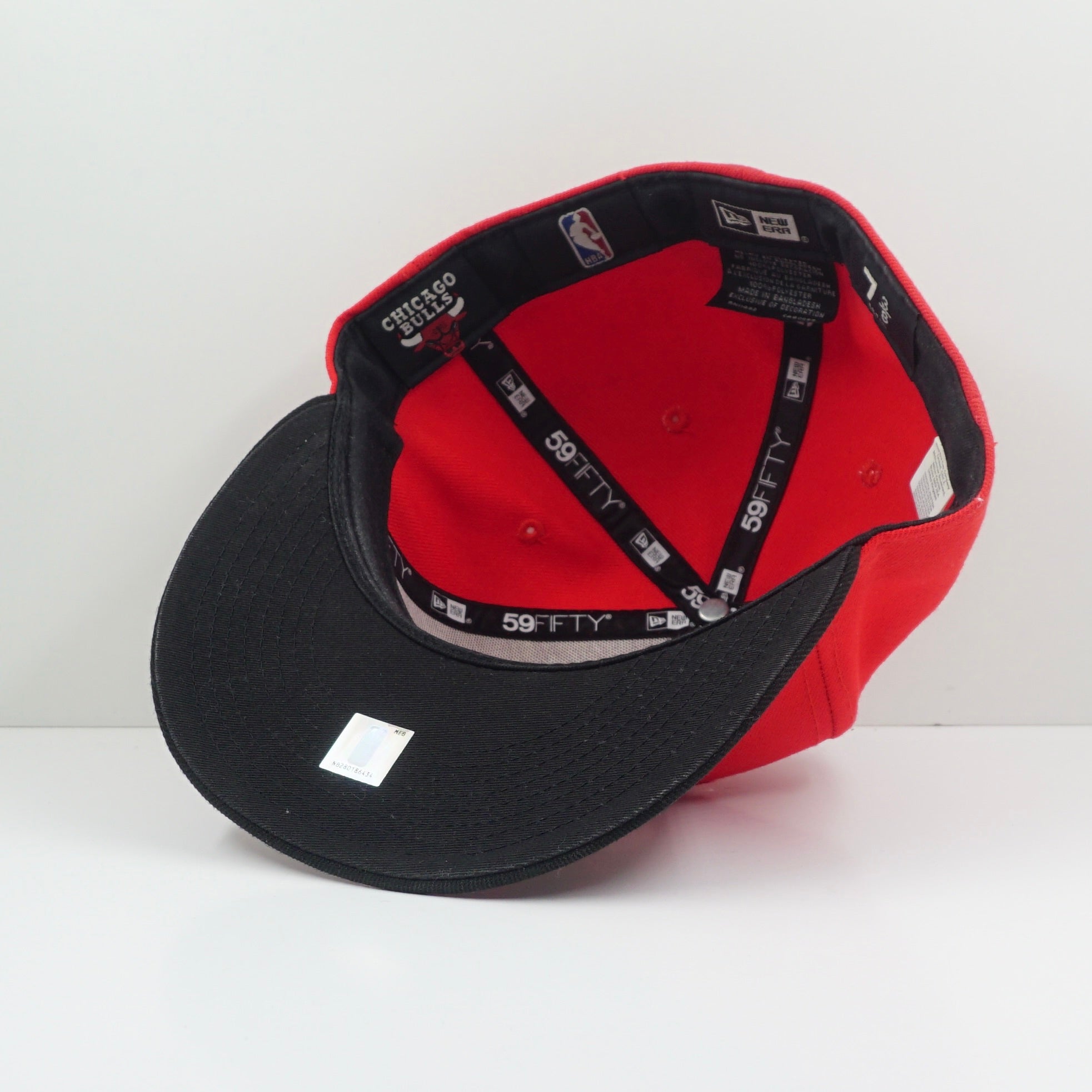 New Era Chicago Bulls Red Black Fitted Cap