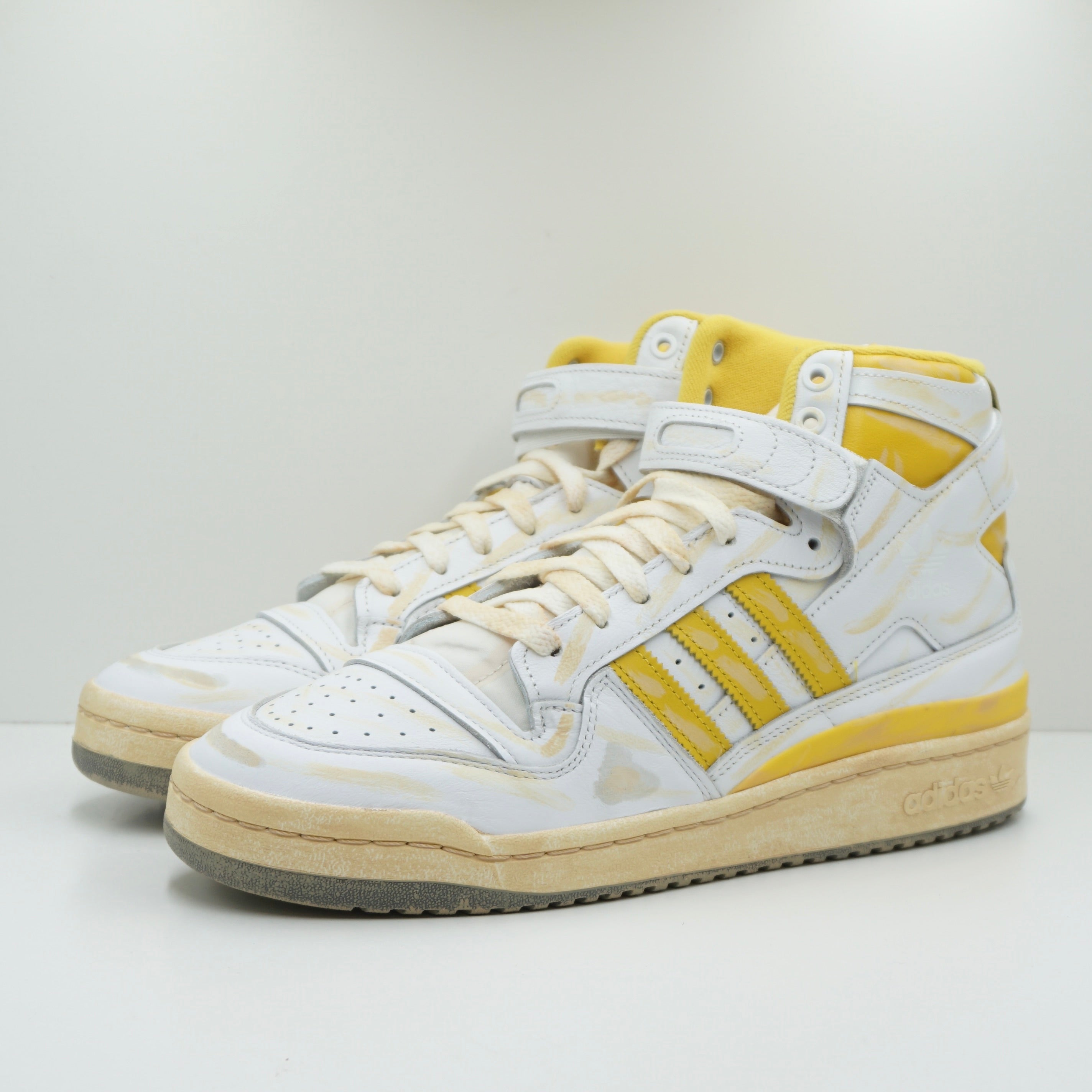Adidas Forum 84 Hi AEC White Hazy Yellow