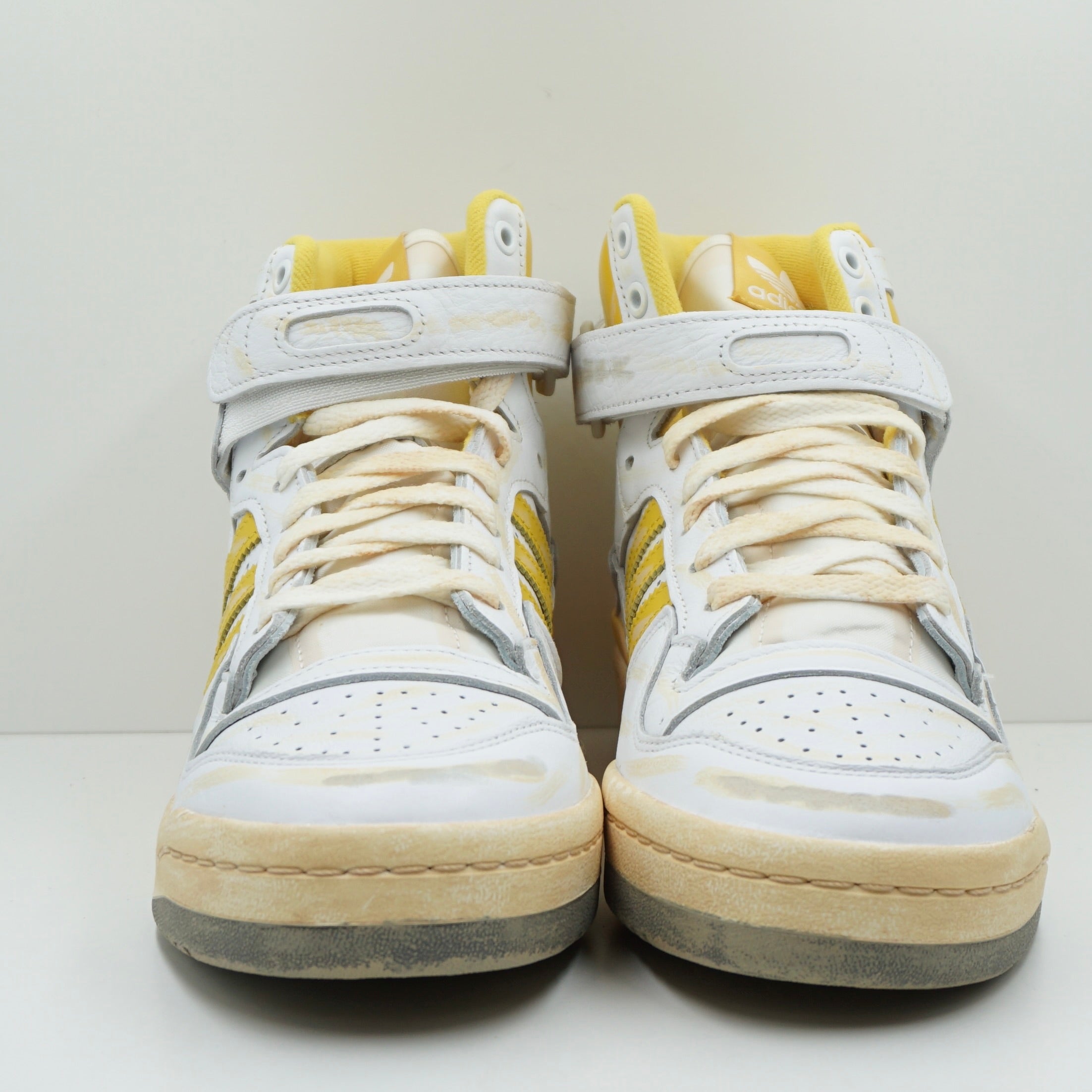 Adidas Forum 84 Hi AEC White Hazy Yellow