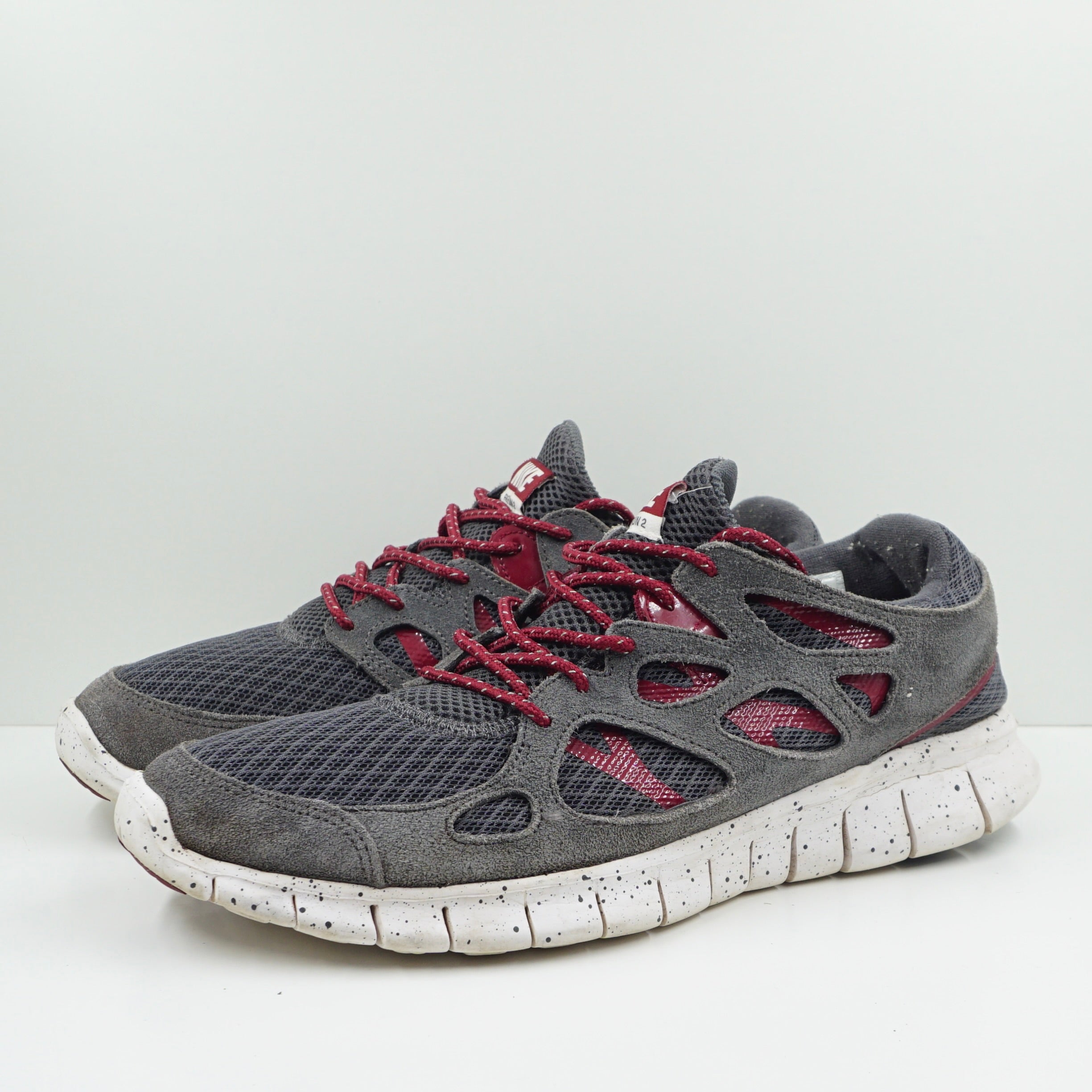 Nike Free Run+ Dark Grey Team Red