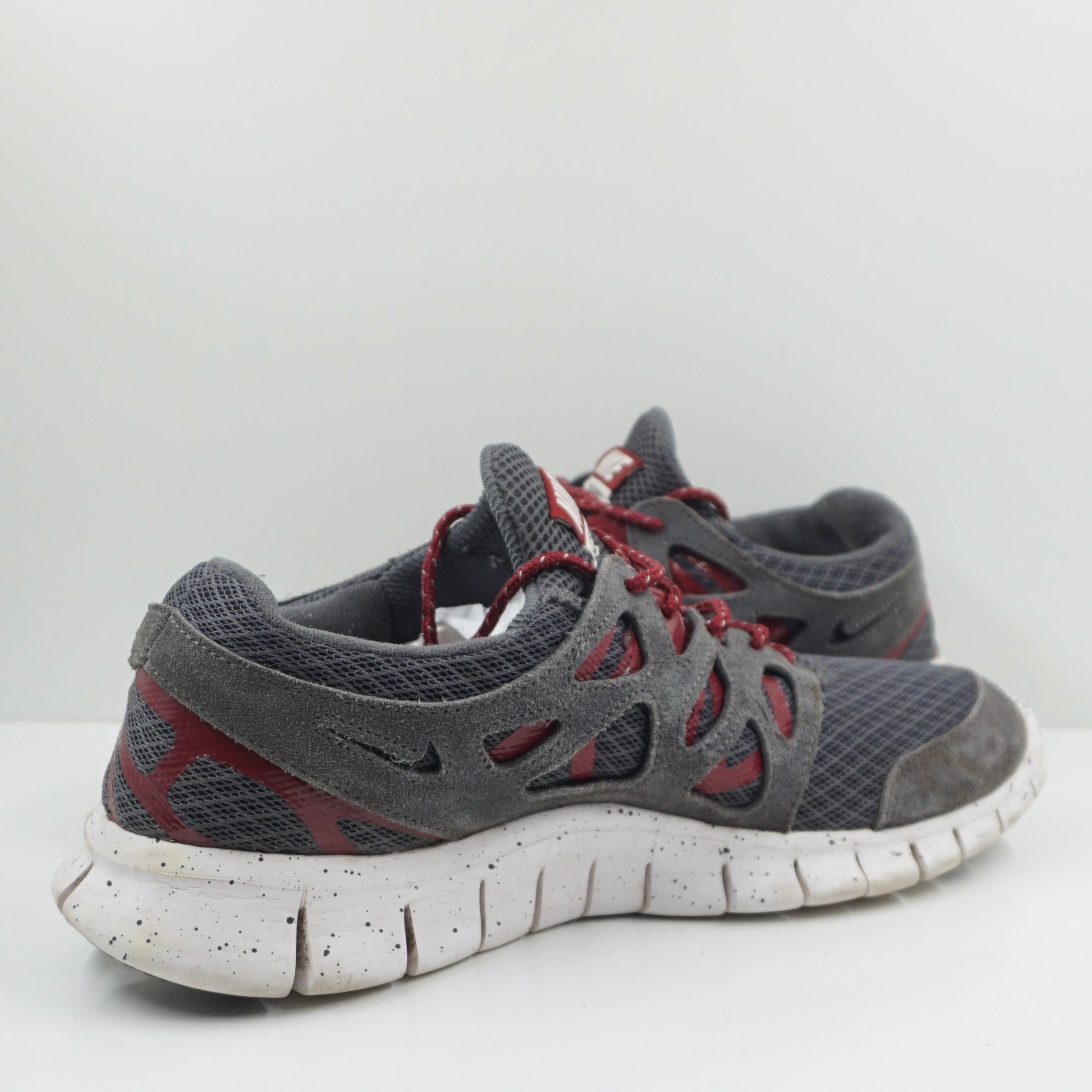 Nike Free Run+ Dark Grey Team Red