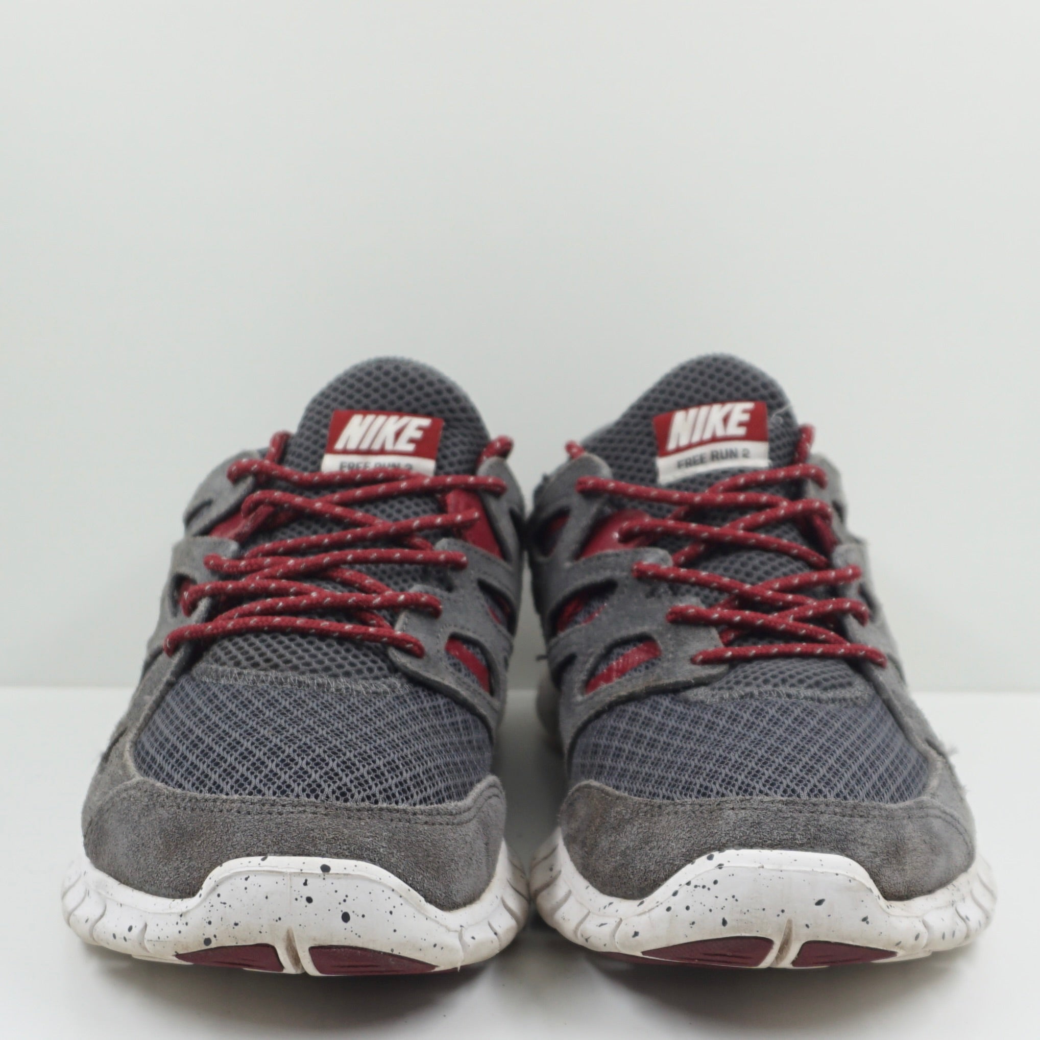 Nike Free Run+ Dark Grey Team Red