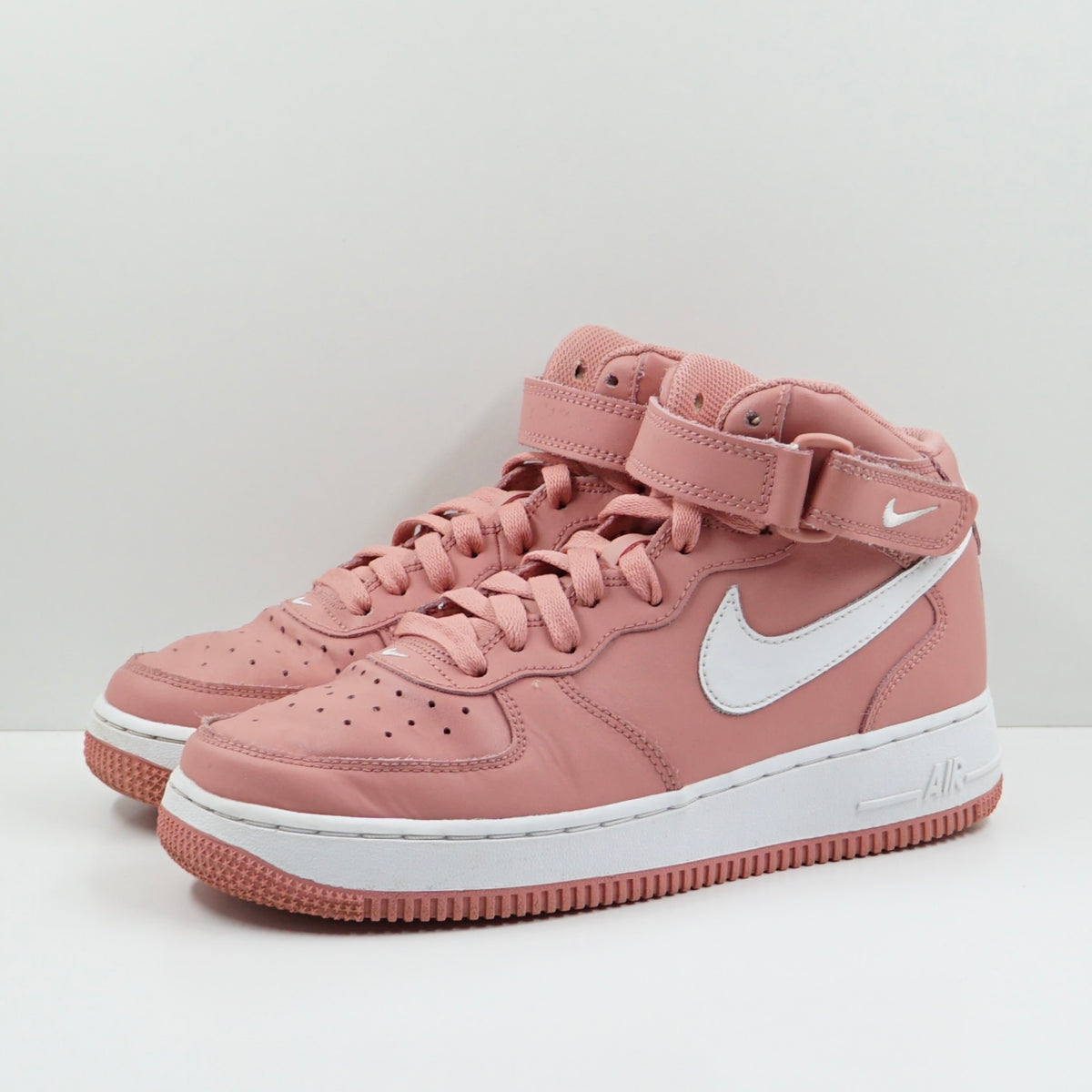 Nike Air Force 1 Mid LE Red Stardust White (GS)