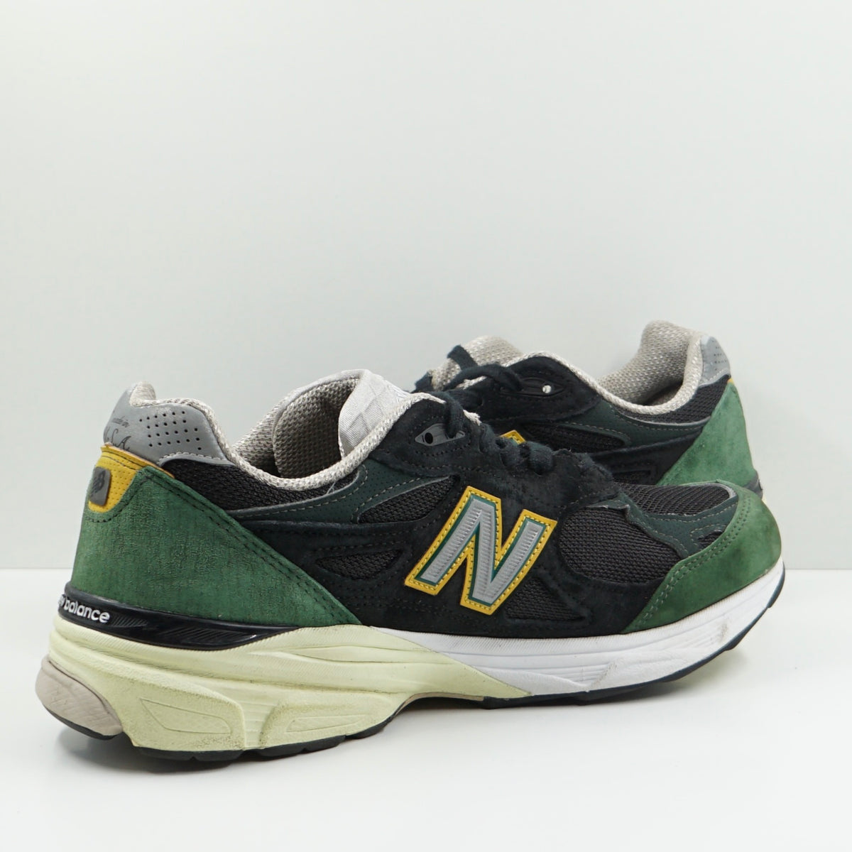 New Balance 990v3 MiUSA Black Green Yellow