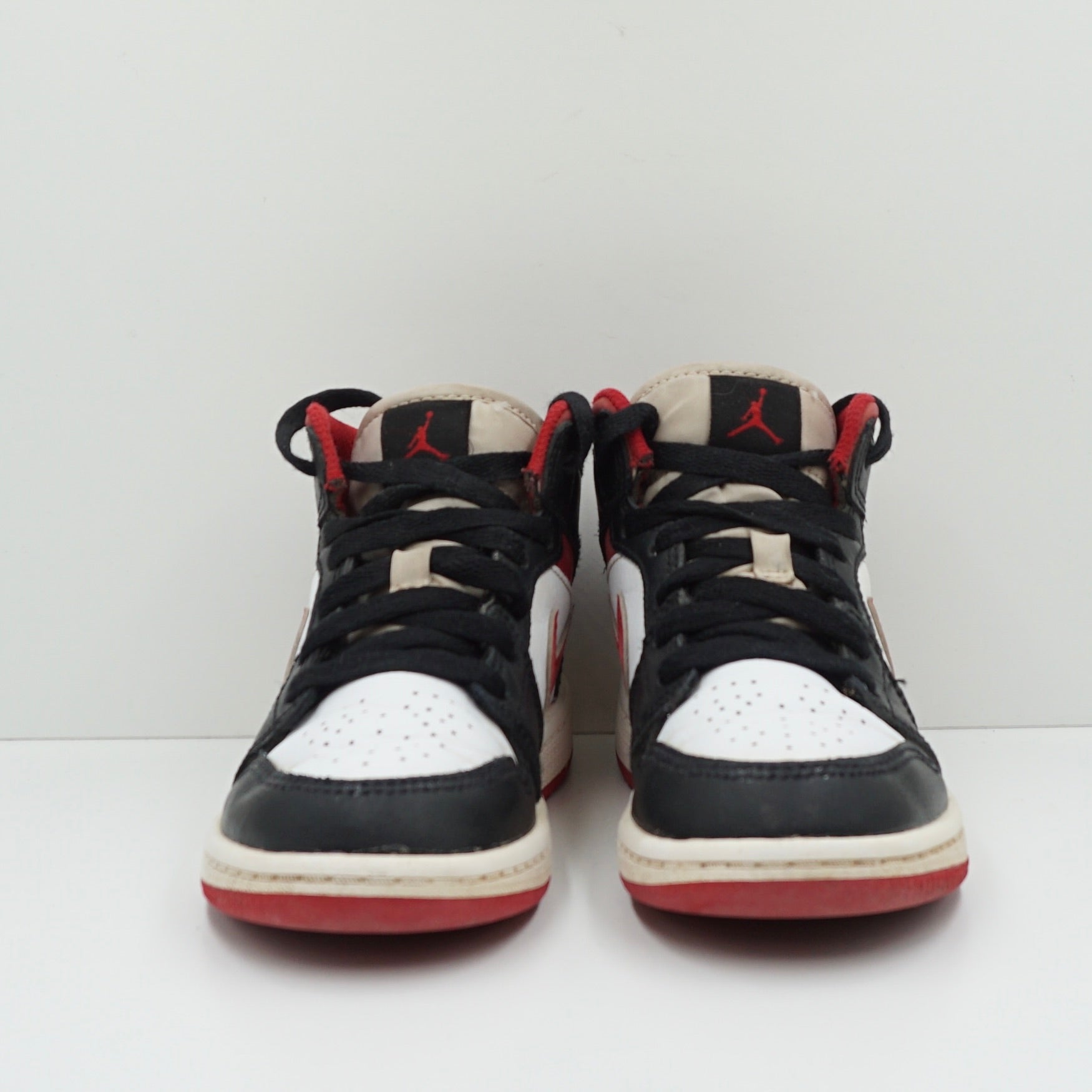 Jordan 1 Mid Black Gym Red (PS)