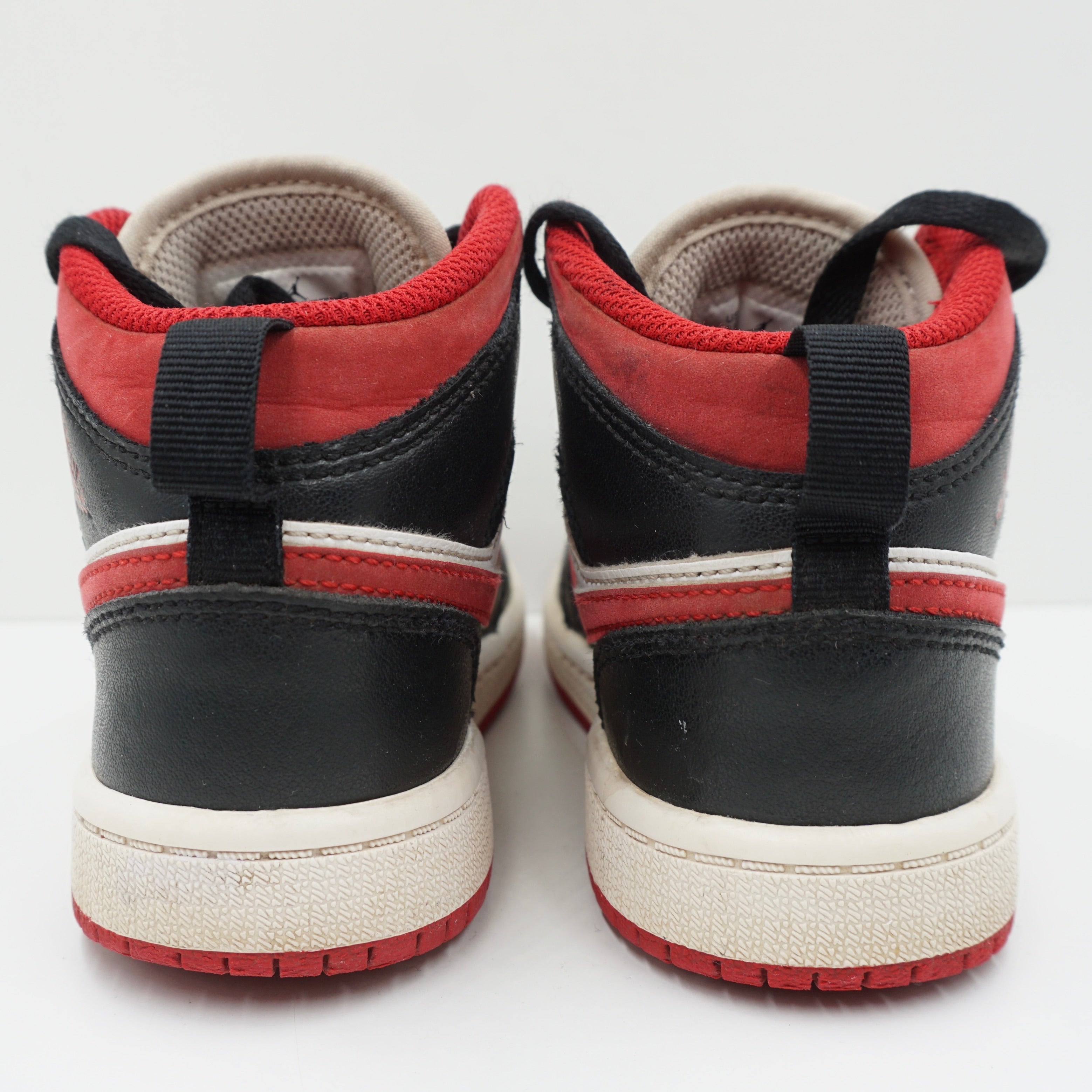 Jordan 1 Mid Black Gym Red (PS)