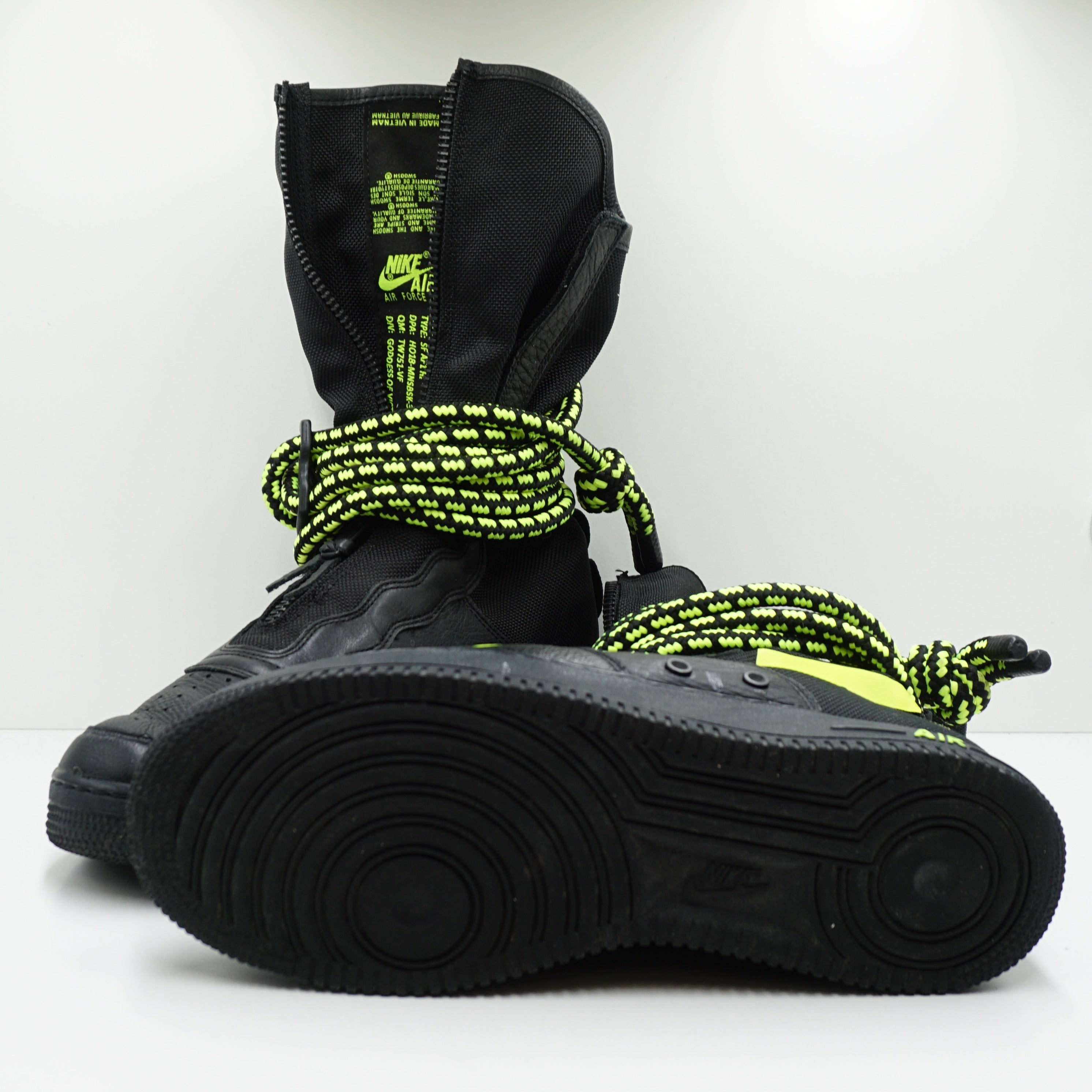 Nike SF Air Force 1 High Black Volt