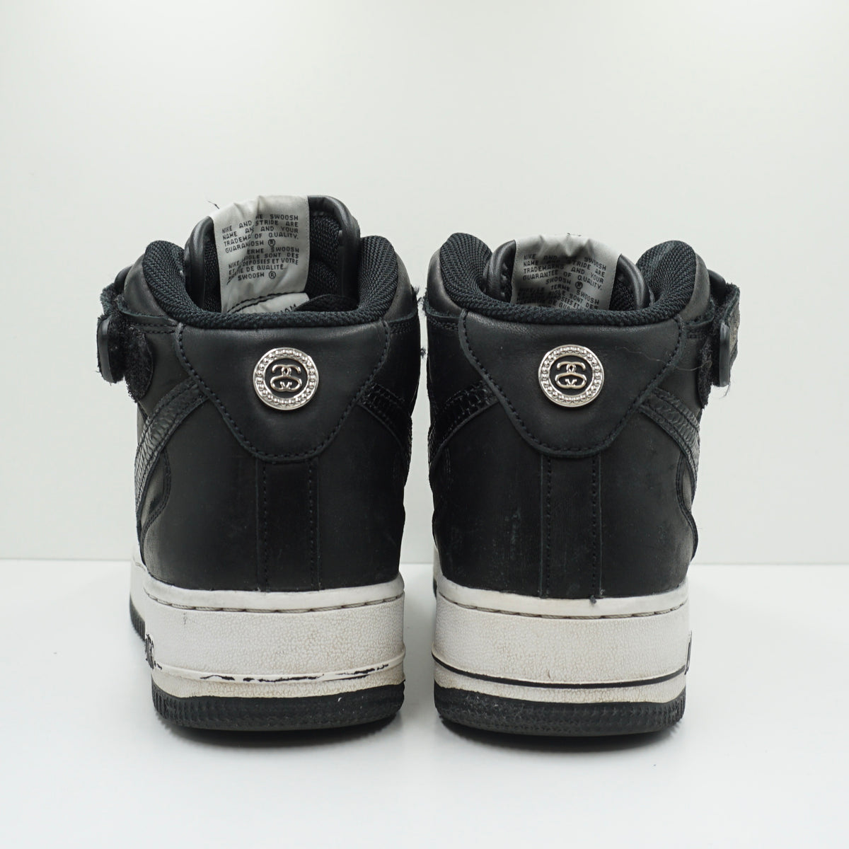 Nike Air Force 1 Mid Stussy Black White